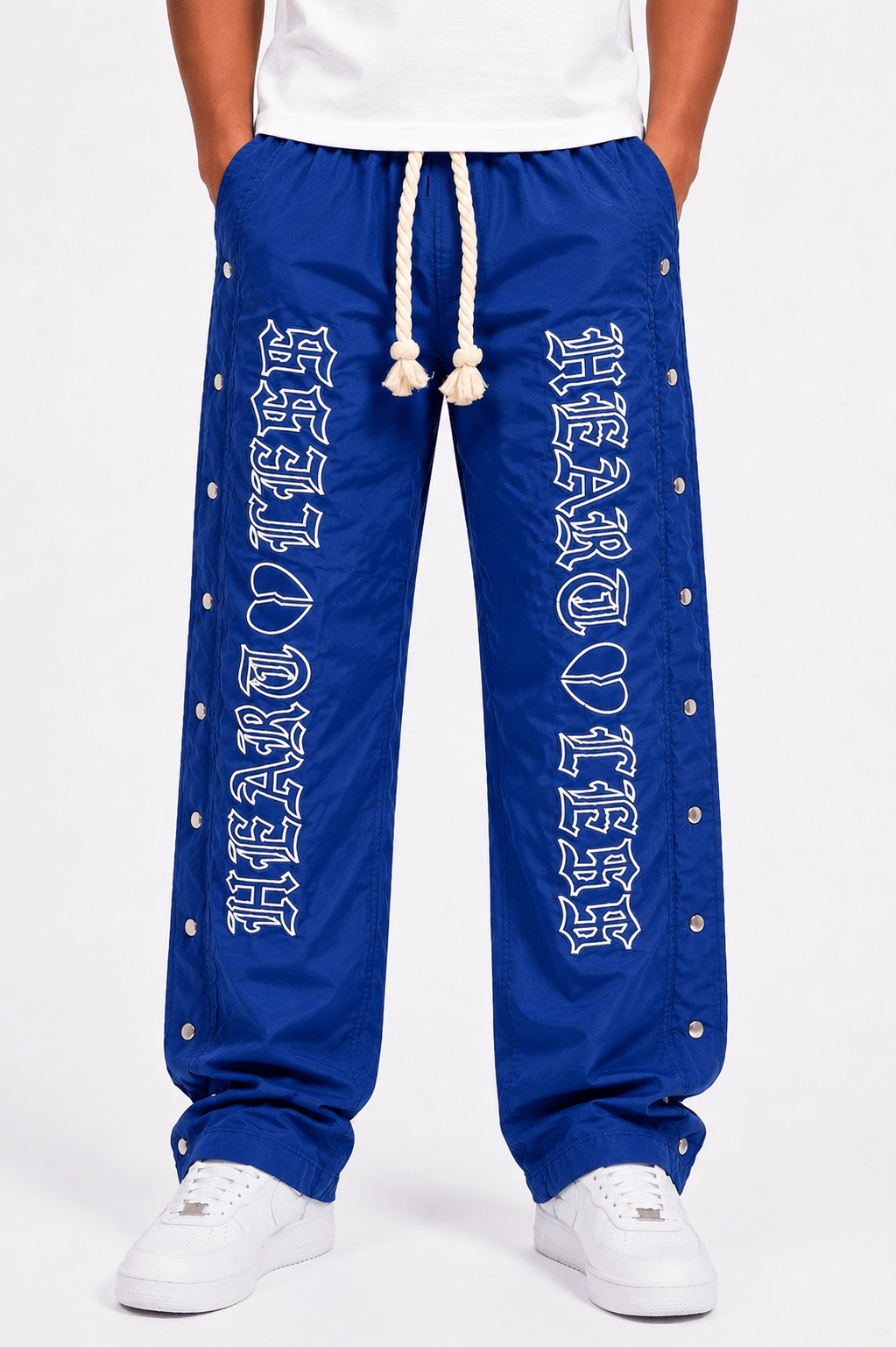 Focus Pants Heartless Nylon Pants - Blue Heartless Nylon Pants - Blue