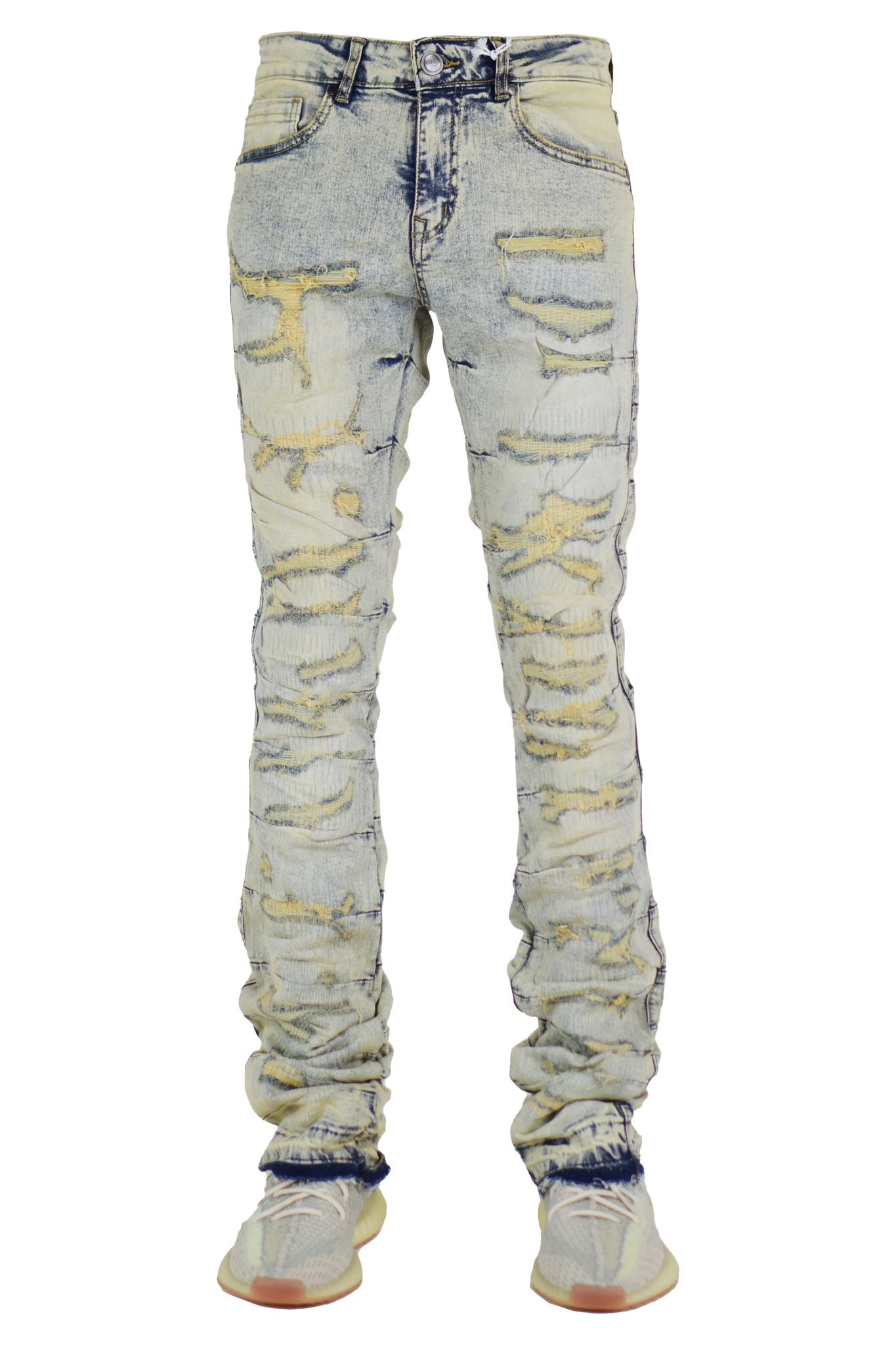 Focus "Embellished" Stacked Denim 