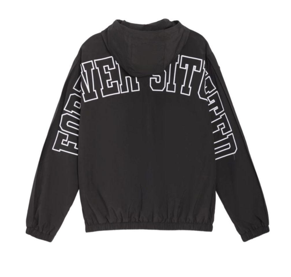Forever Situated Jackets Forever Situated Nylon Jacket - Black Forever Situated Nylon Jacket - Black