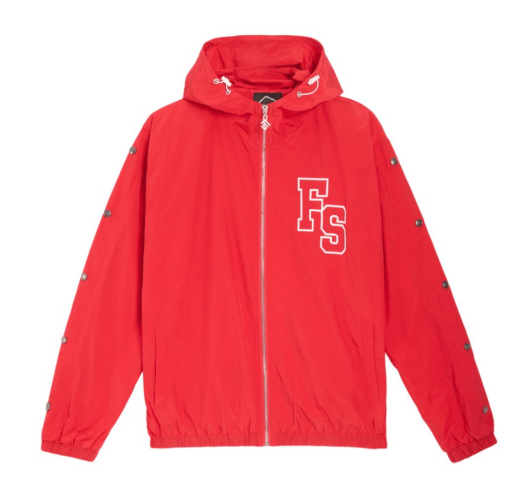 Forever Situated Jackets Forever Situated Nylon Jacket  - Red Forever Situated Nylon Jacket  - Red