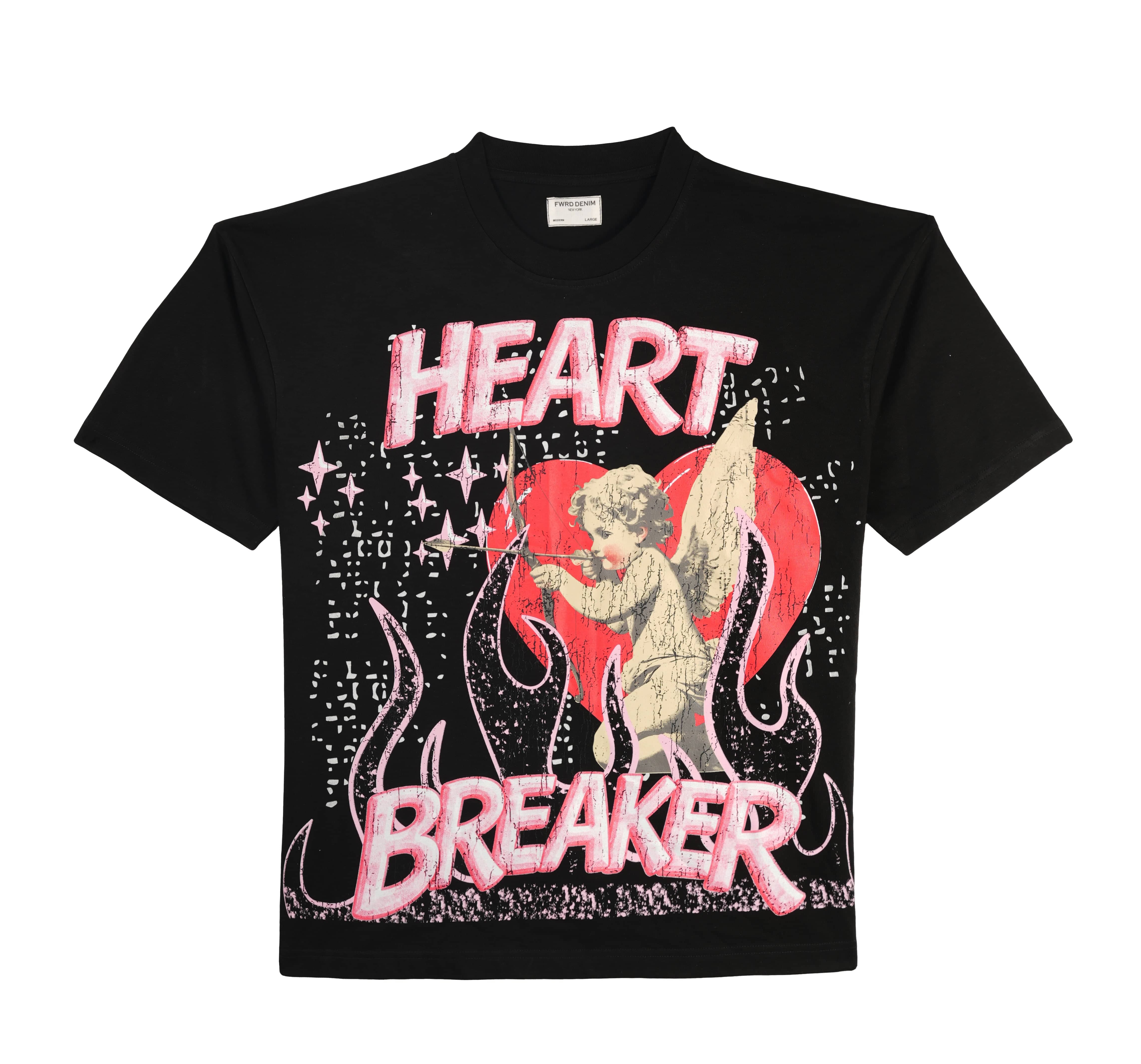 FWRD Denim T-Shirts FWRD Denim Heart Breaker Tee FWRD Denim Heart Breaker Tee