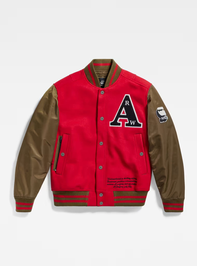 G-Star Varsity Jacket - Red