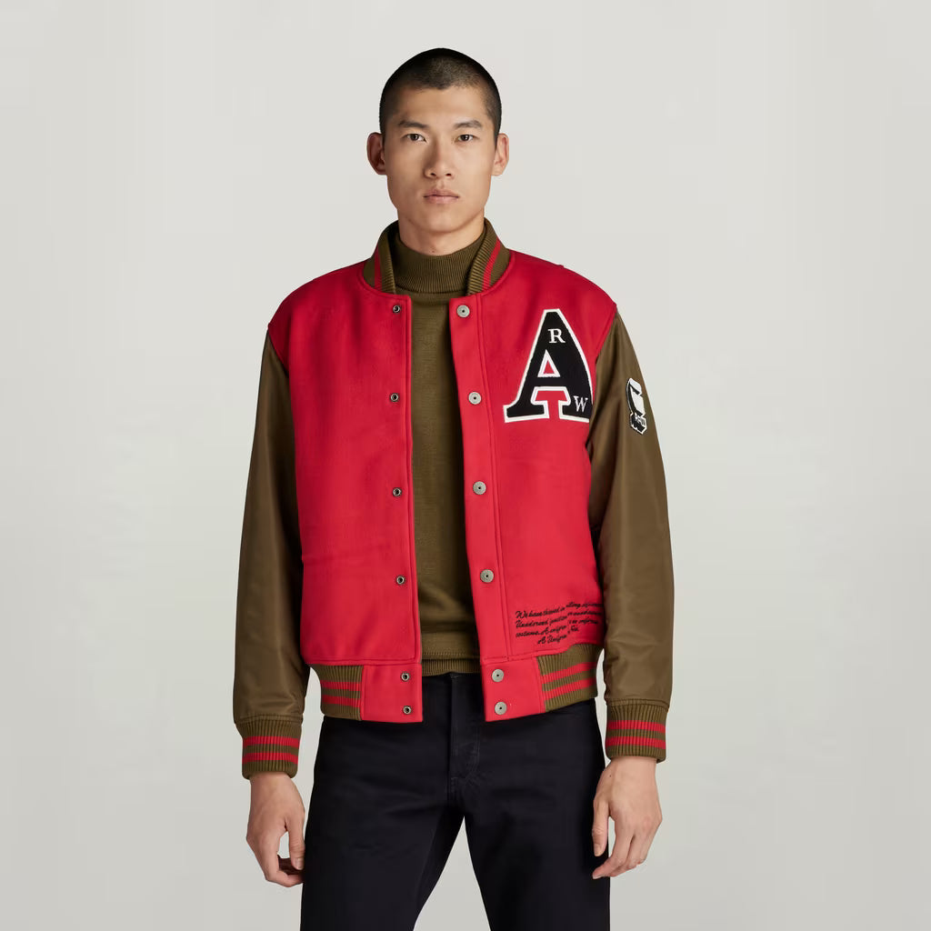 G-Star Varsity Jacket - Red
