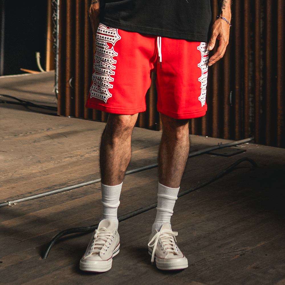 Campus Vengeance Gemstone Sweat Shorts.