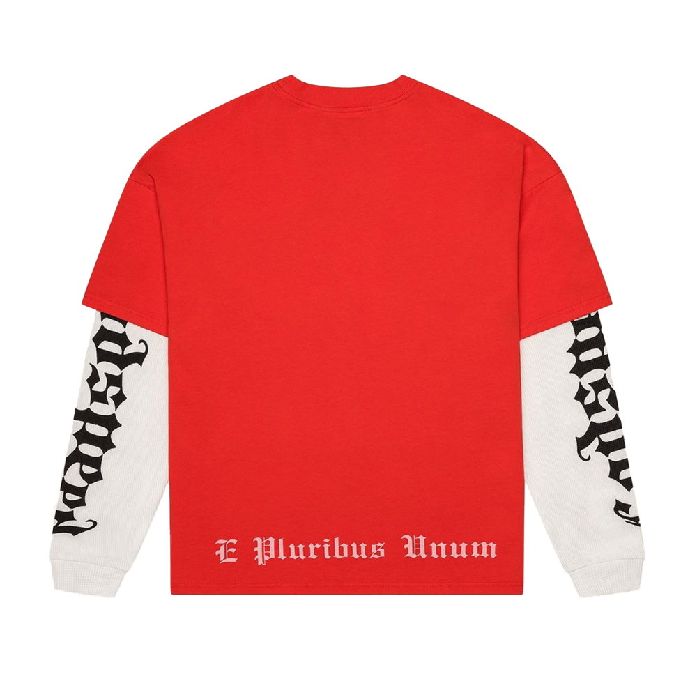 Godspeed T-Shirts Godspeed Los Scandalous Layered T-Shirt - Red Godspeed Los Scandalous Layered T-Shirt - Red