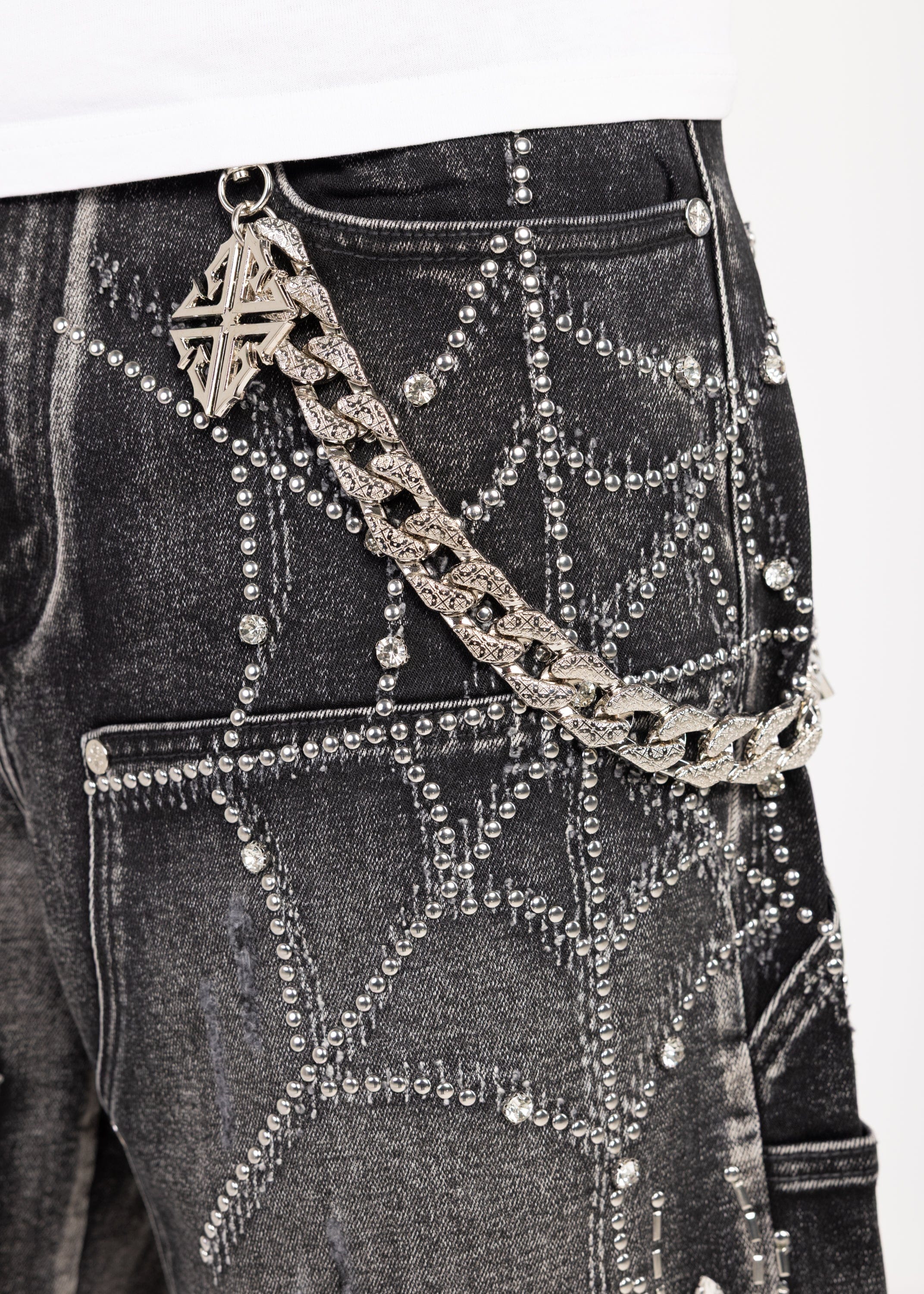 Guapi Shorts Guapi Obsidian Black Spider Denim Shorts Guapi Obsidian Black Spider Denim Shorts