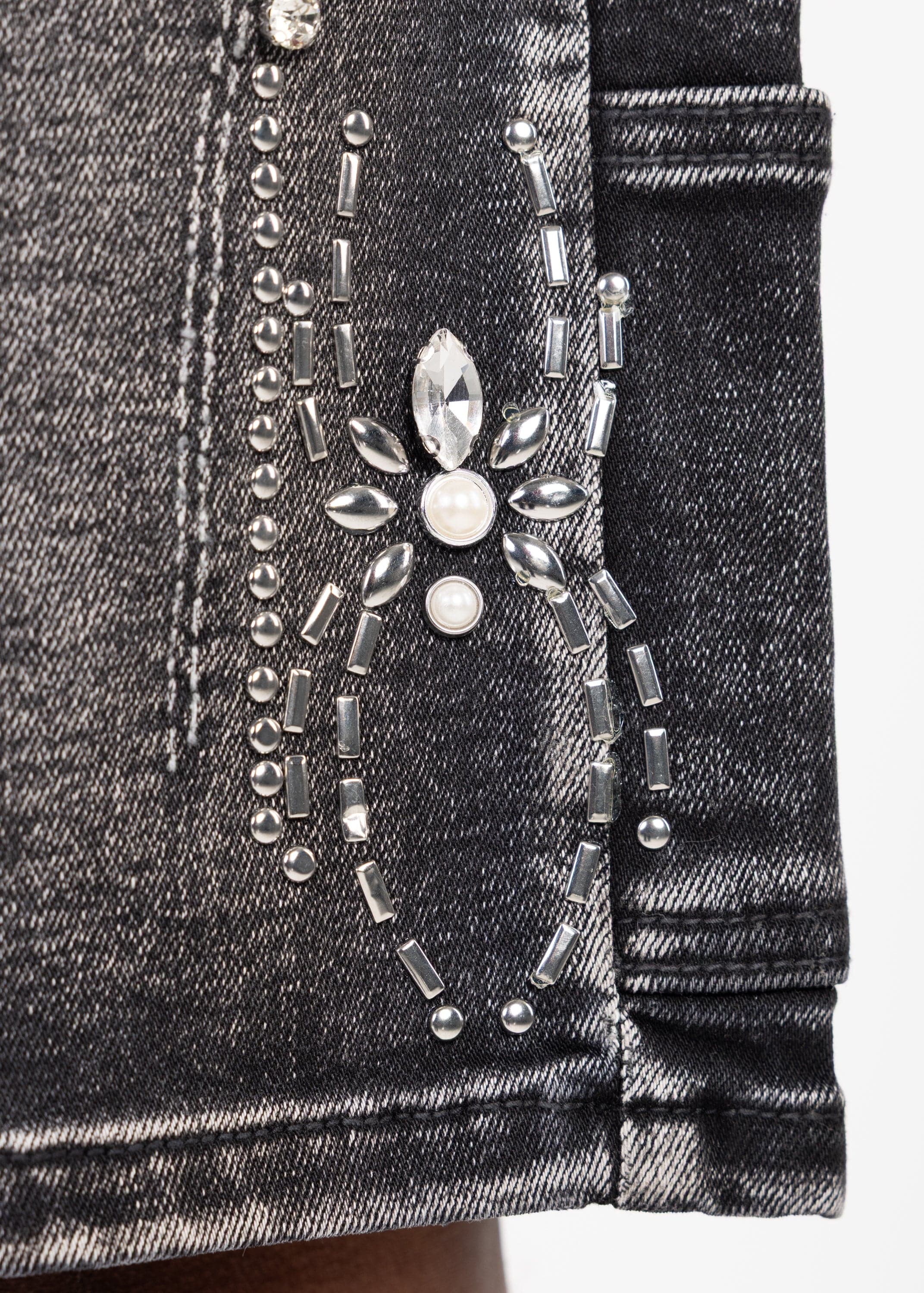Guapi Shorts Guapi Obsidian Black Spider Denim Shorts Guapi Obsidian Black Spider Denim Shorts