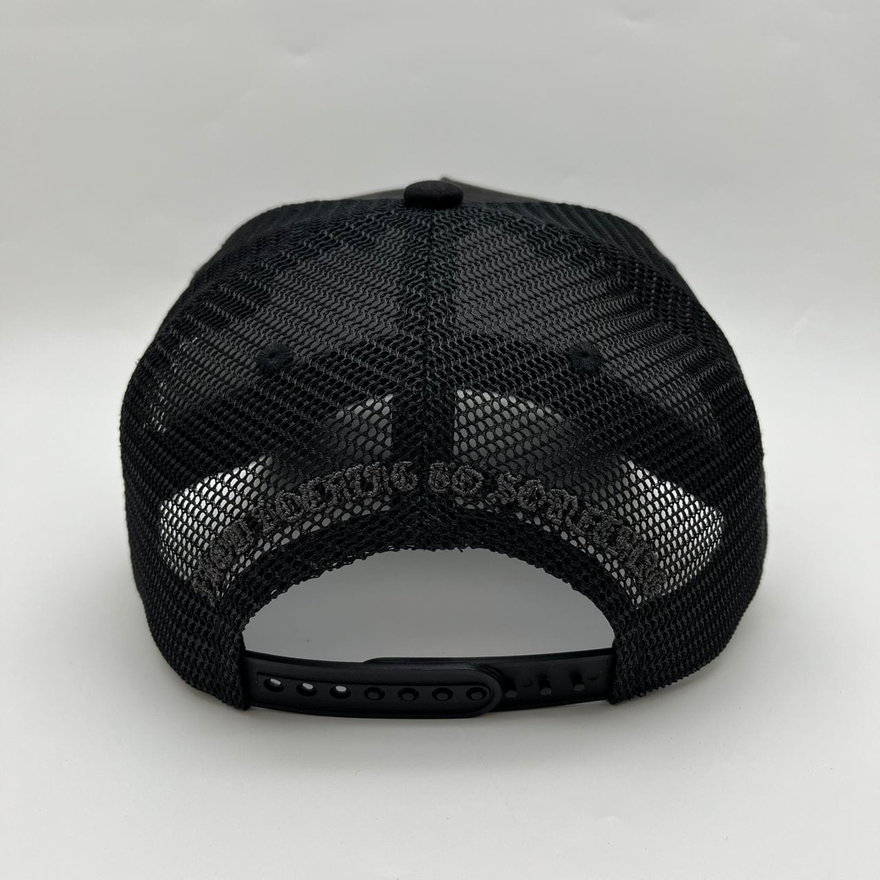Hudson Outerwear V2 Diamond Suede Trucker Hat in black with a curved brim and adjustable snapback for a casual, stylish look.