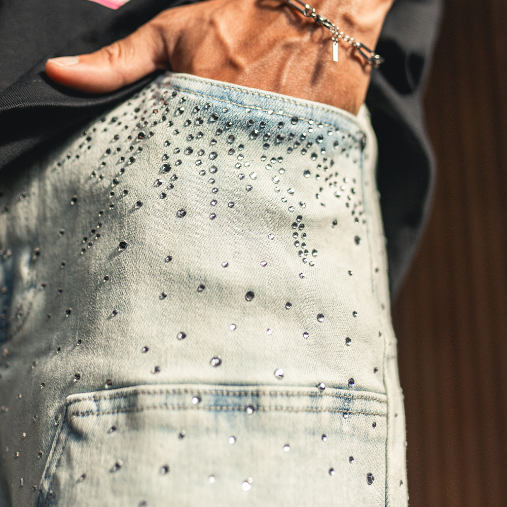 Duaa Kingdom Denim Shorts - 50% OFF.