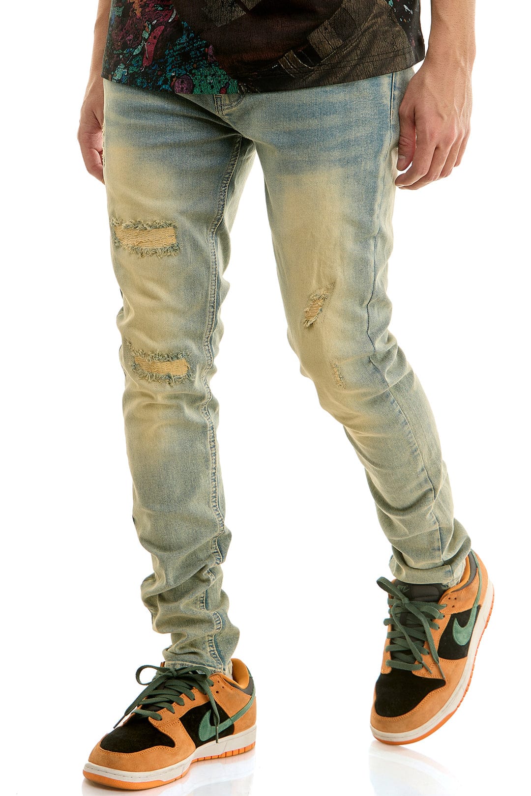 KDNK Denim DISTRESSED VINTAGE JEANS DISTRESSED VINTAGE JEANS