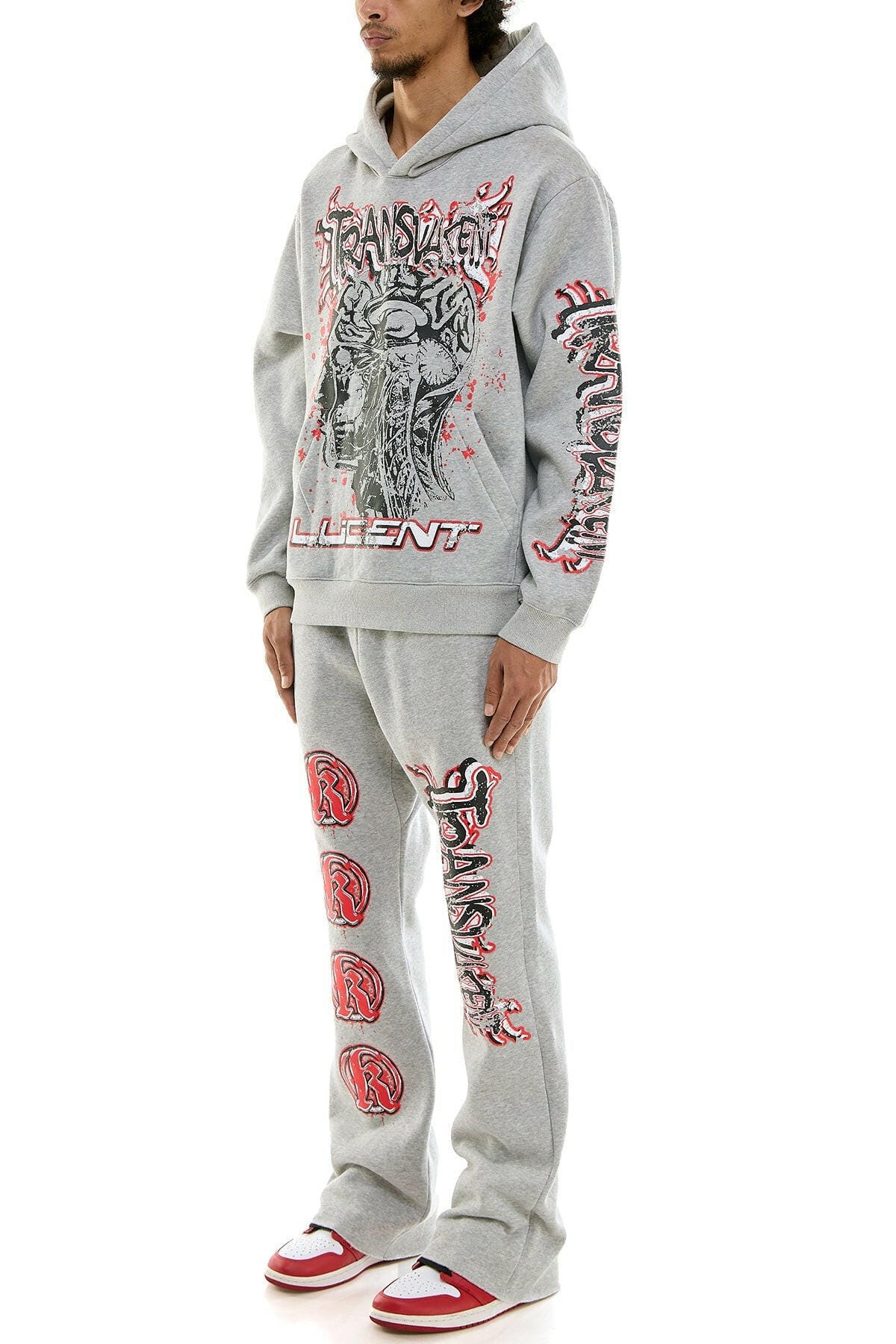 KDNK Sets KDNK Translucent Sweatsuit KDNK Translucent Sweatsuit