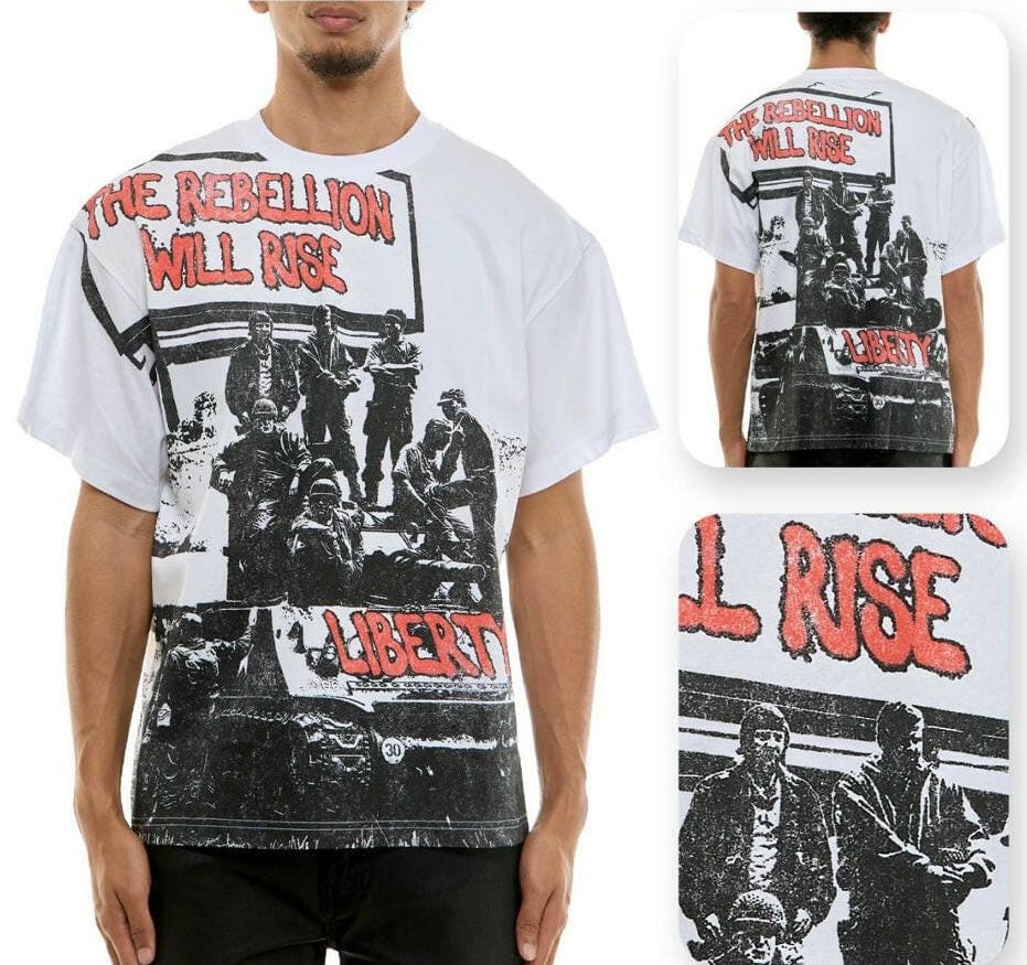 KDNK T-Shirts KDNK Liberty White Tee KDNK Liberty White Tee