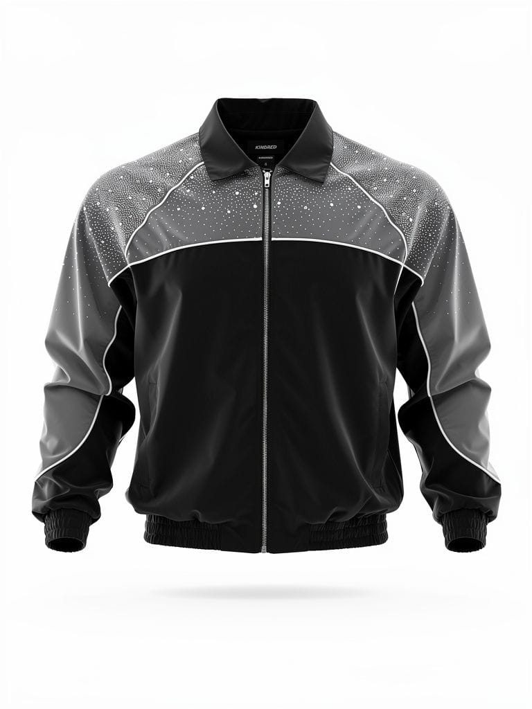 Kindred Sets Kindred Rhinestone Nylon Zip-Up Tracksuit Kindred Rhinestone Nylon Zip-Up Tracksuit