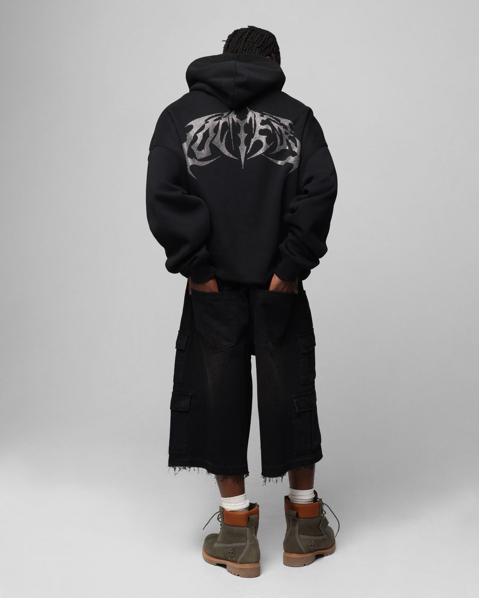 Loiter Metal Rhinestone Hoodie 