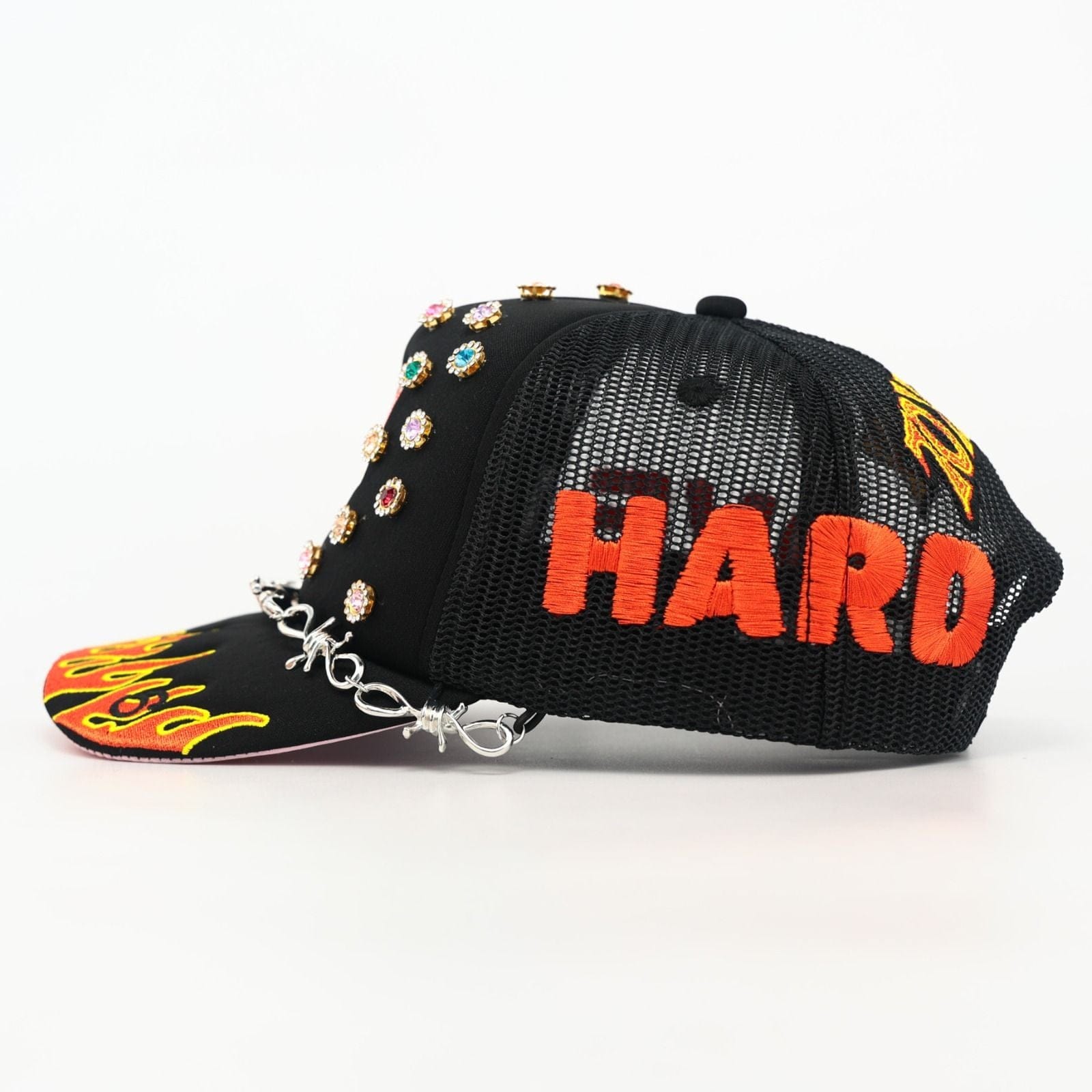LOVE HARD TRUCKER Hats LOVE HARD TRUCKER BLACK LOVE HARD TRUCKER BLACK