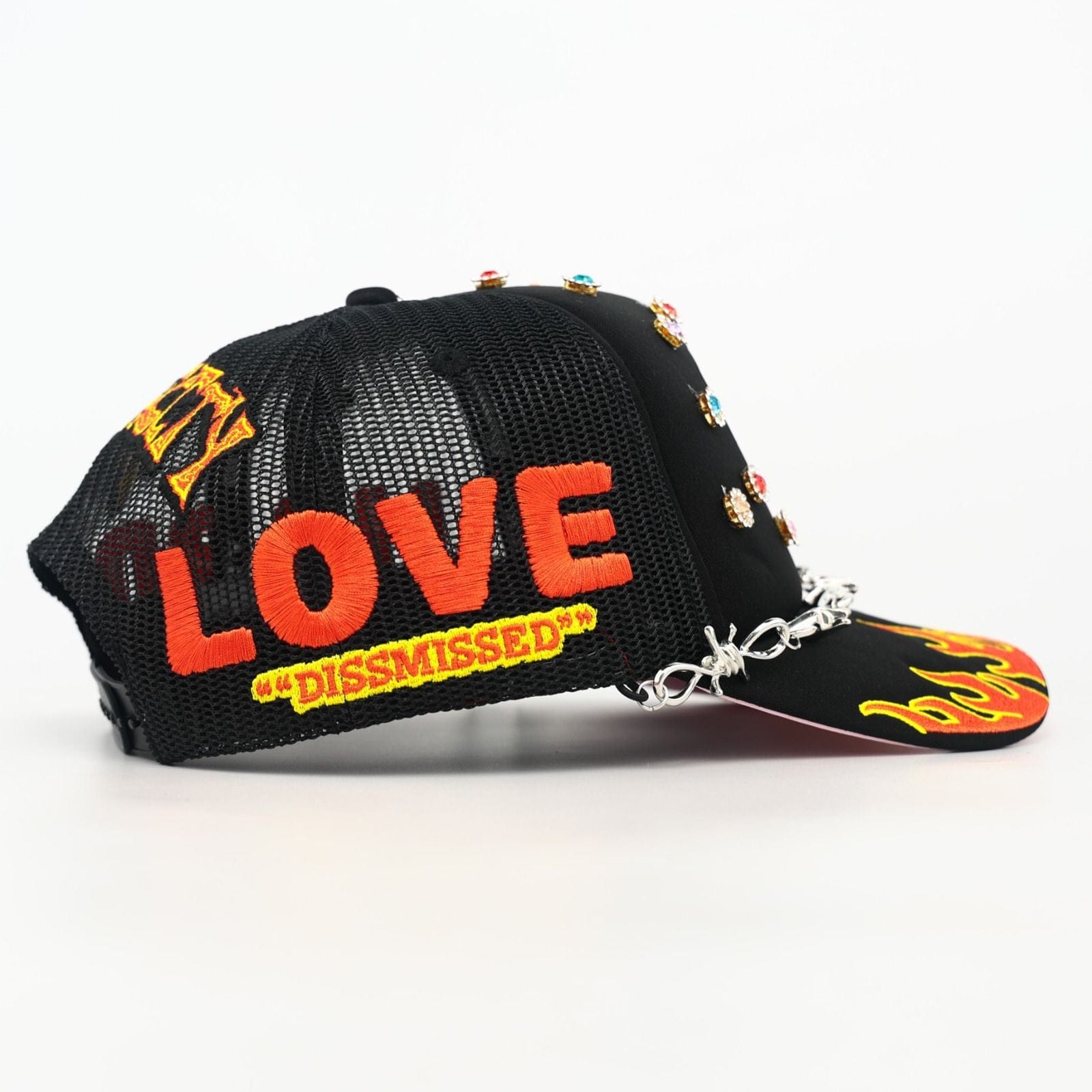 LOVE HARD TRUCKER Hats LOVE HARD TRUCKER BLACK LOVE HARD TRUCKER BLACK