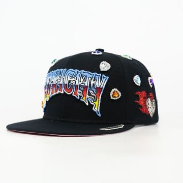 LOVE HARD TRUCKER Hats TOXICITY 333 SNAPBACK BLACK TOXICITY 333 SNAPBACK BLACK