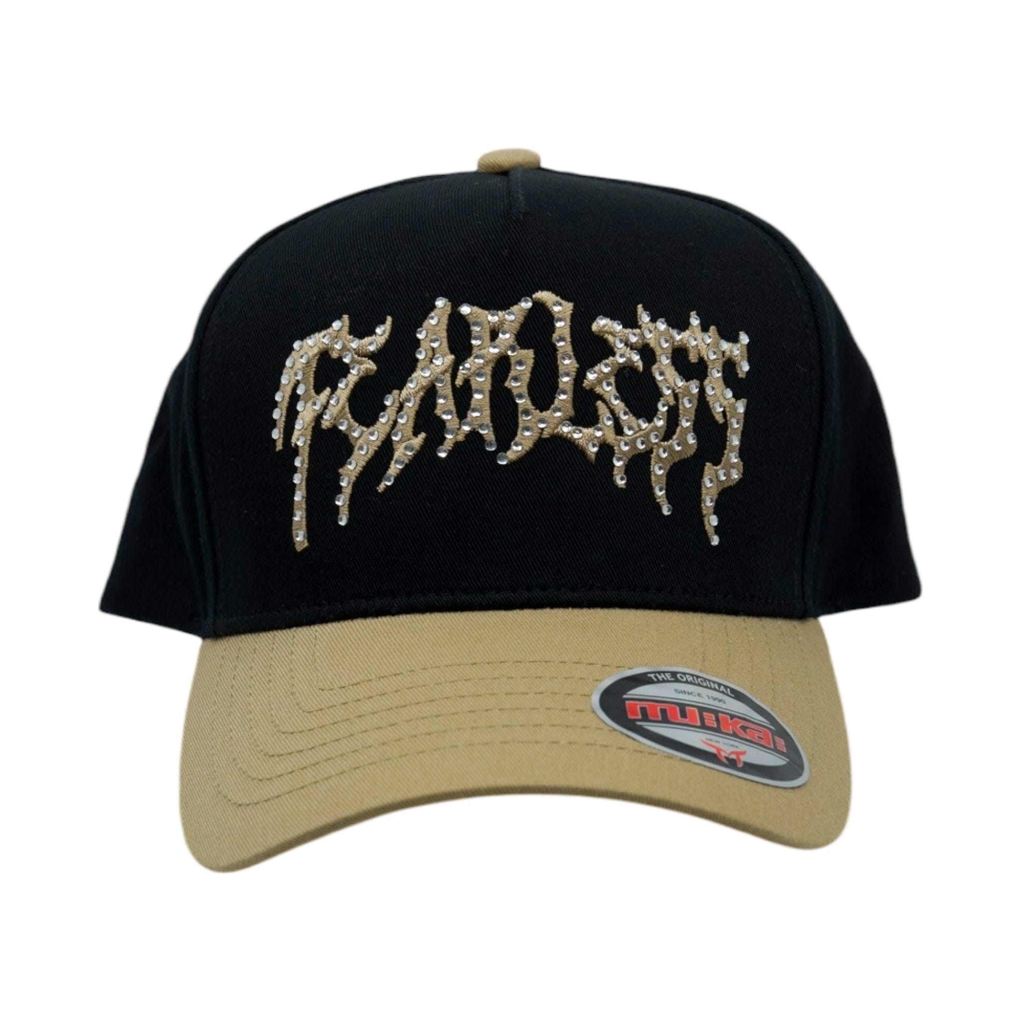 Muka Hats FEARLESS SNAPBACK BLACK TAN FEARLESS SNAPBACK BLACK TAN