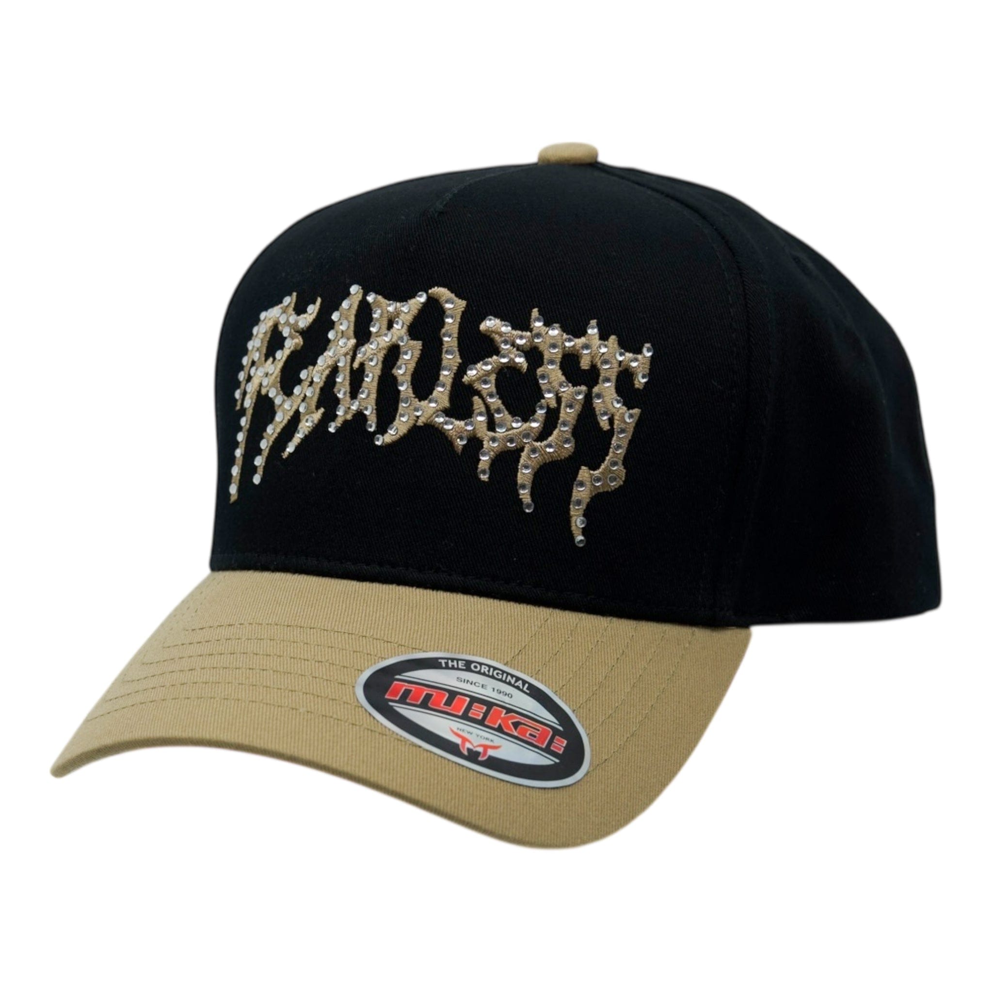 Muka Hats FEARLESS SNAPBACK BLACK TAN FEARLESS SNAPBACK BLACK TAN