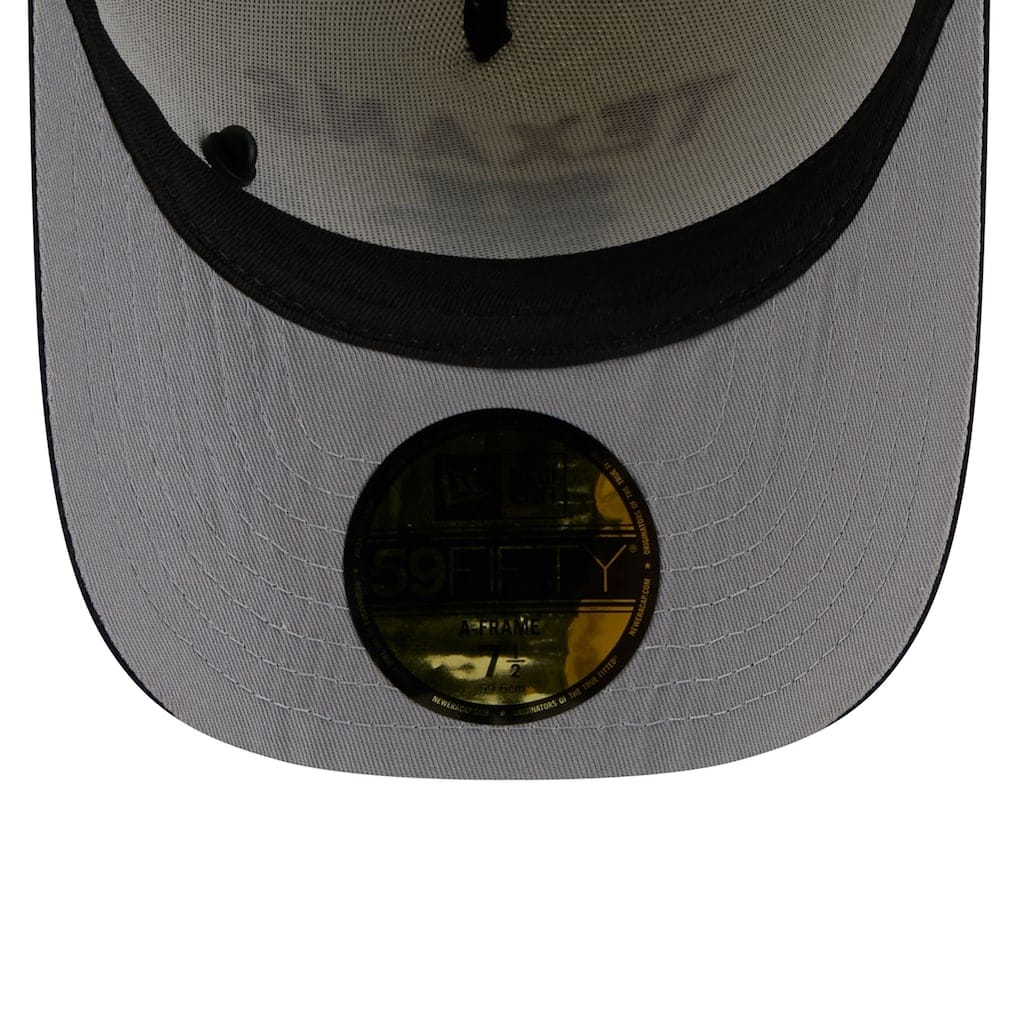 New Era Hat Houston Texans New Era 2025 NFL Draft A-Frame 59FIFTY Fitted - Cream/Navy Houston Texans New Era 2025 NFL Draft A-Frame 59FIFTY Fitted - Cream/Navy