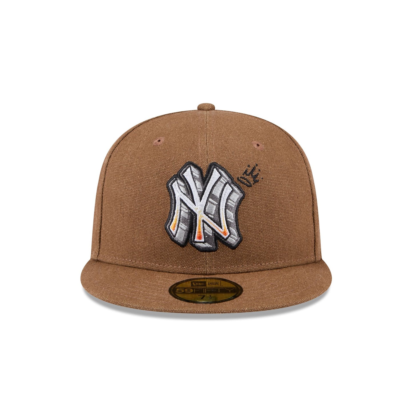 New Era Yankees Scribble 59FIFTY fitted hat with a unique scribble design and classic Yankees logo.