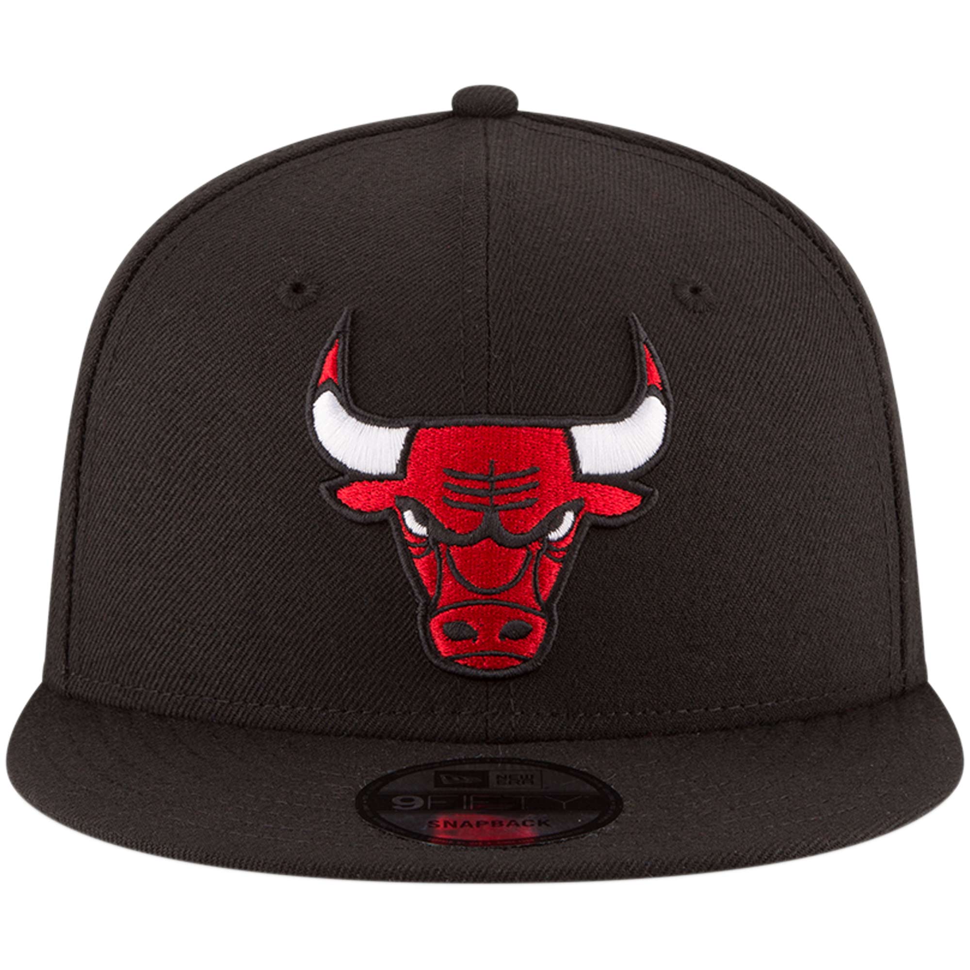 New Era Hats Chicago Bulls Black Official Team Color 9FIFTY Snapback Chicago Bulls Black Official Team Color 9FIFTY Snapback