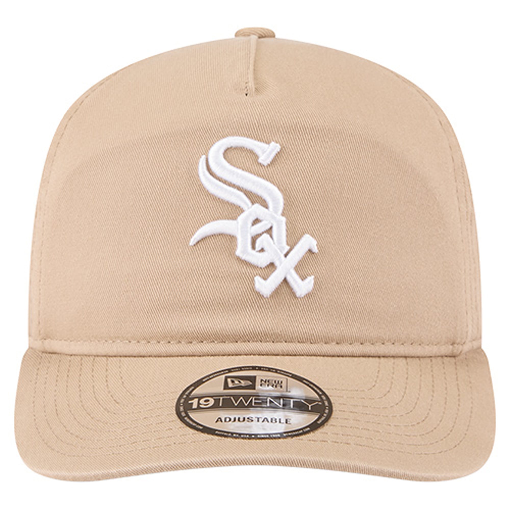 New Era Hats Chicago White Sox Light Beige Cam 19TWENTY Adjustable Hat Chicago White Sox Light Beige Cam 19TWENTY Adjustable Hat