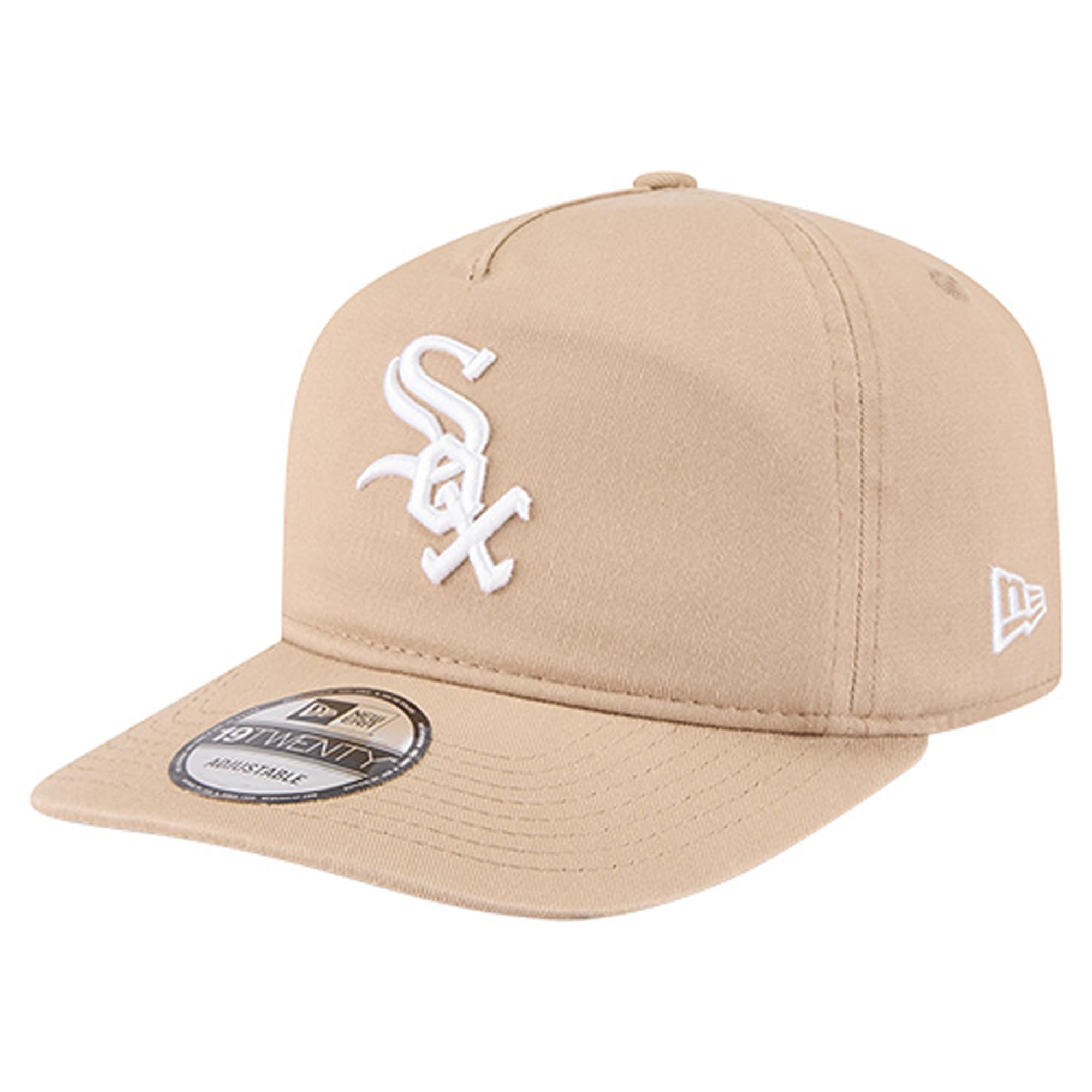 New Era Hats Chicago White Sox Light Beige Cam 19TWENTY Adjustable Hat Chicago White Sox Light Beige Cam 19TWENTY Adjustable Hat