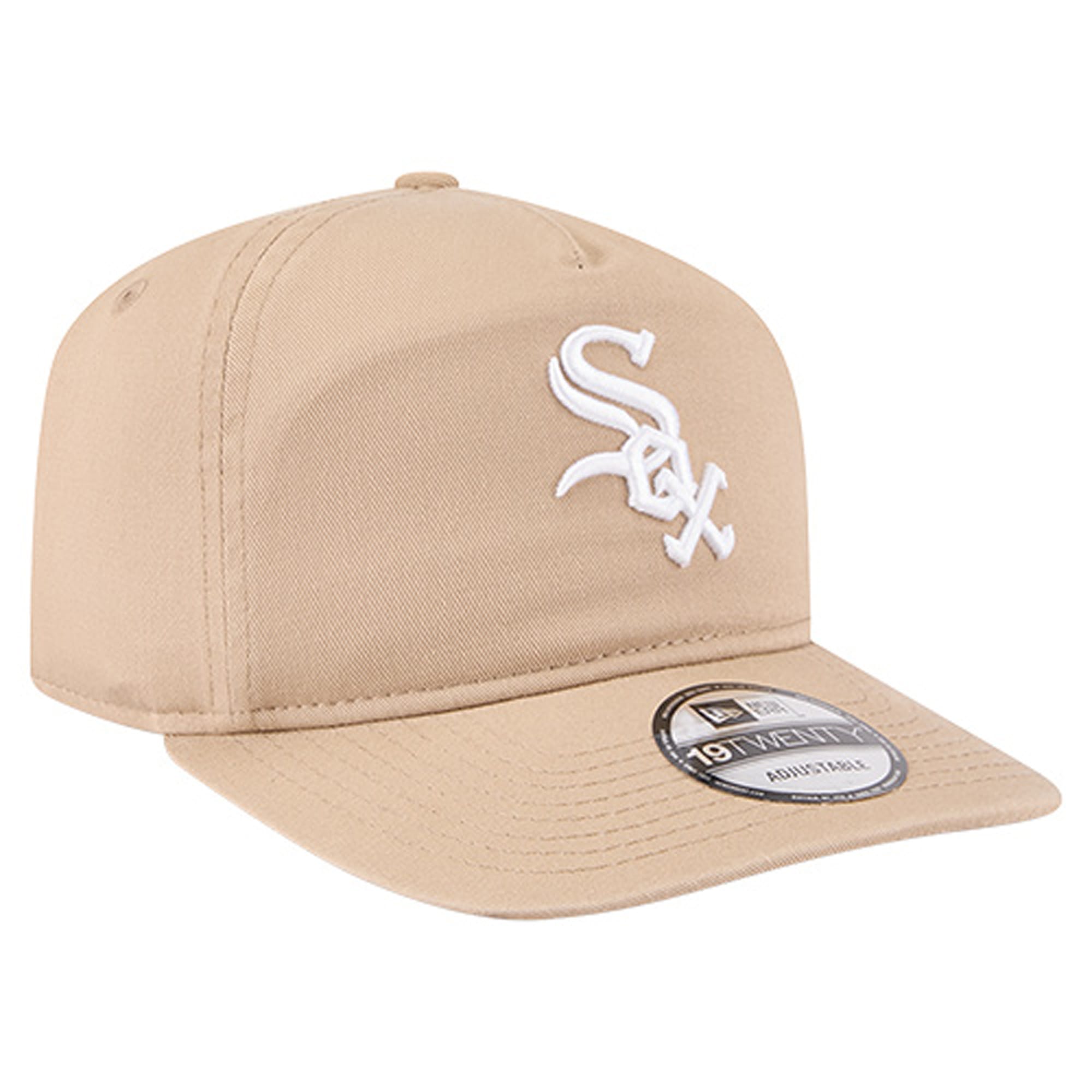 New Era Hats Chicago White Sox Light Beige Cam 19TWENTY Adjustable Hat Chicago White Sox Light Beige Cam 19TWENTY Adjustable Hat