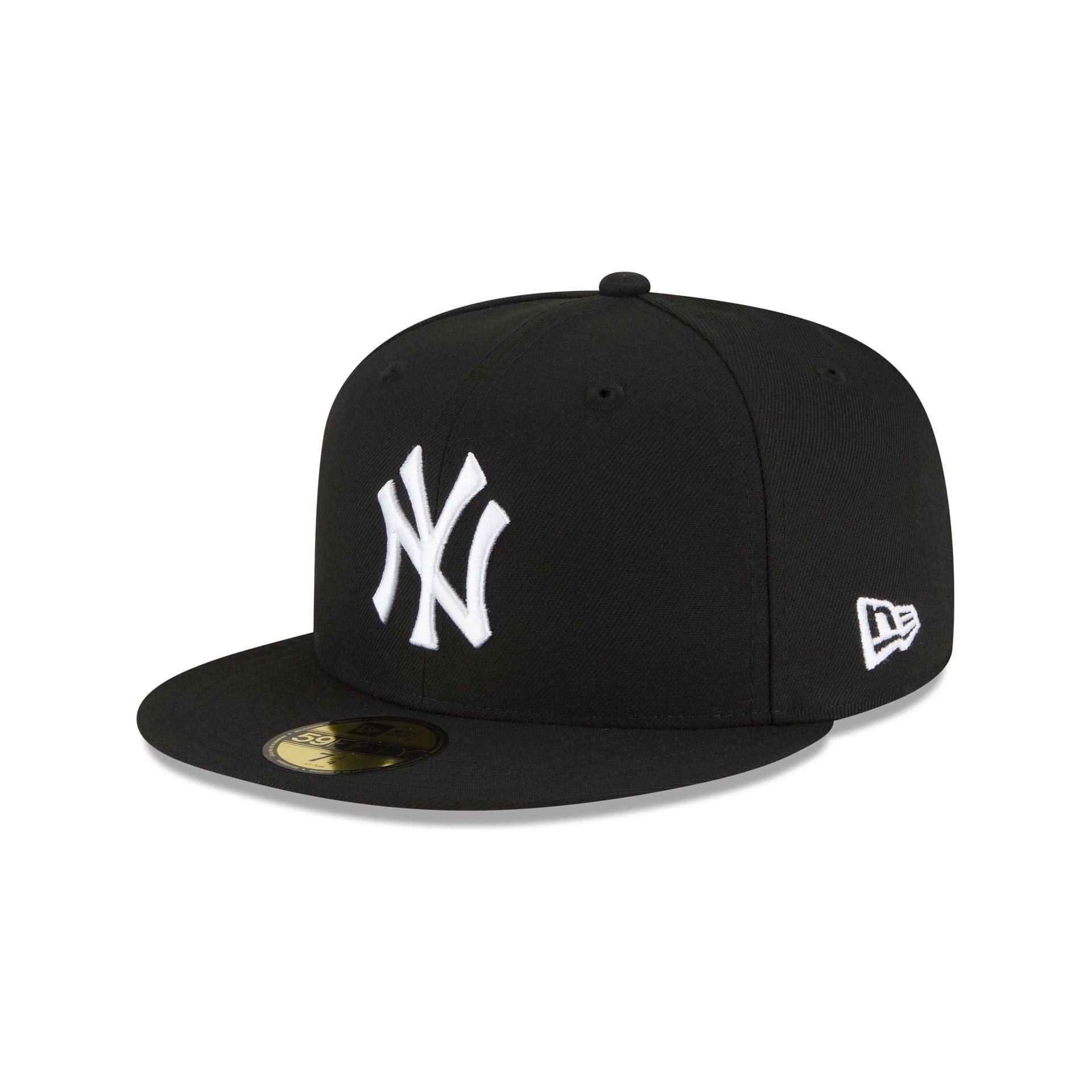New Era Hats New York Yankees Black and White Basic 59FIFTY Fitted New York Yankees Black and White Basic 59FIFTY Fitted