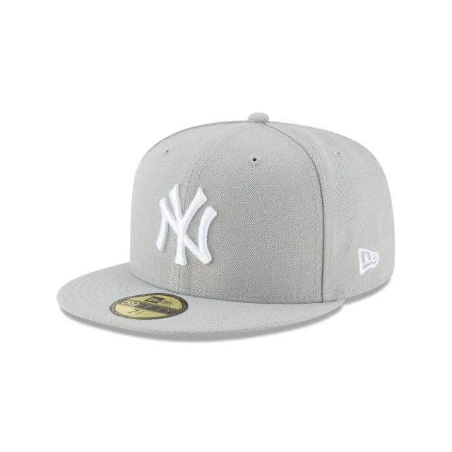 New Era Hats New York Yankees Gray Basic 59FIFTY Fitted New York Yankees Gray Basic 59FIFTY Fitted