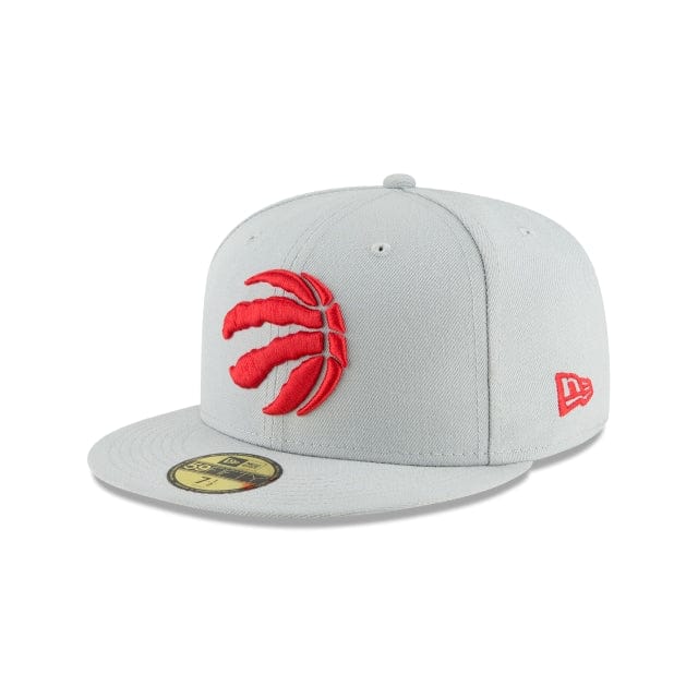 New Era Hats Toronto Raptors Gray Basic 59FIFTY Fitted Toronto Raptors Gray Basic 59FIFTY Fitted
