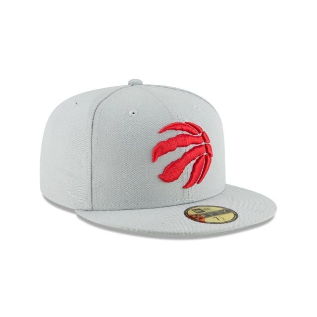 New Era Hats Toronto Raptors Gray Basic 59FIFTY Fitted Toronto Raptors Gray Basic 59FIFTY Fitted