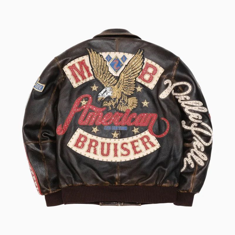 Pelle Pelle Jackets Pelle Pelle Bruiser Leather Jacket Pelle Pelle Bruiser Leather Jacket