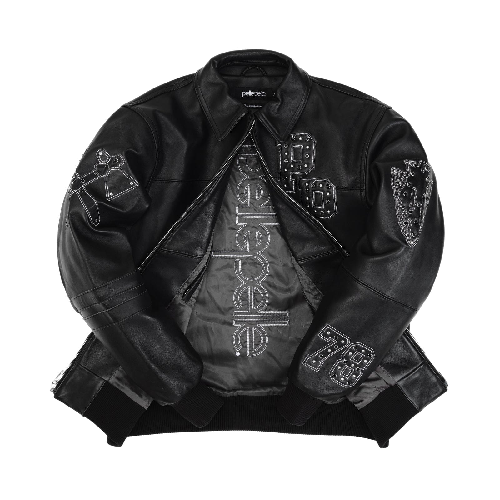 Pelle Pelle Jackets Pelle Pelle Renegades Jacket - Black Pelle Pelle Renegades Jacket - Black