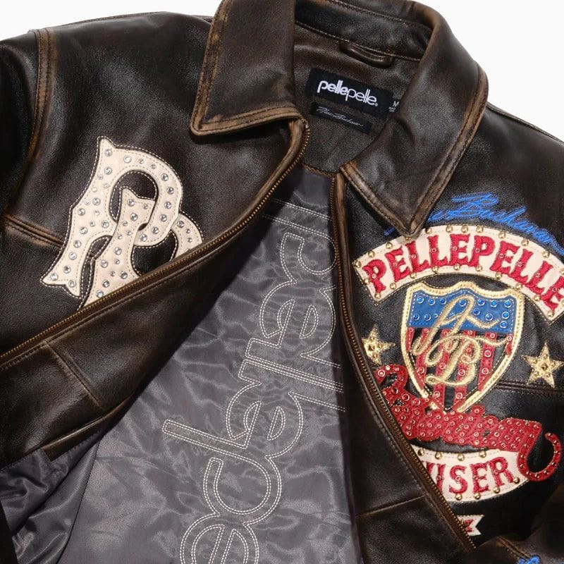 Pelle Pelle Jackets Pelle Pelle Bruiser Leather Jacket Pelle Pelle Bruiser Leather Jacket