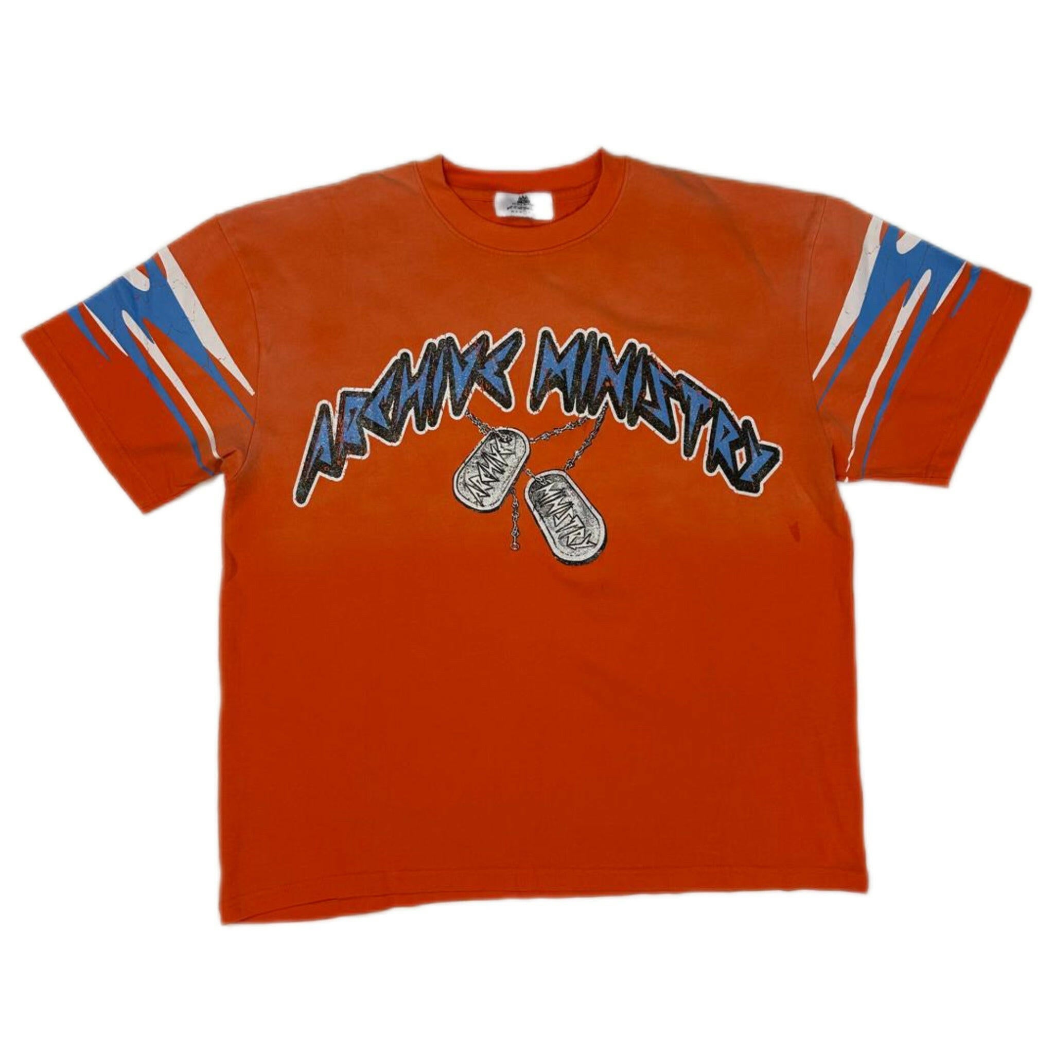 Archive Ministry Tags Tee - Orange.
