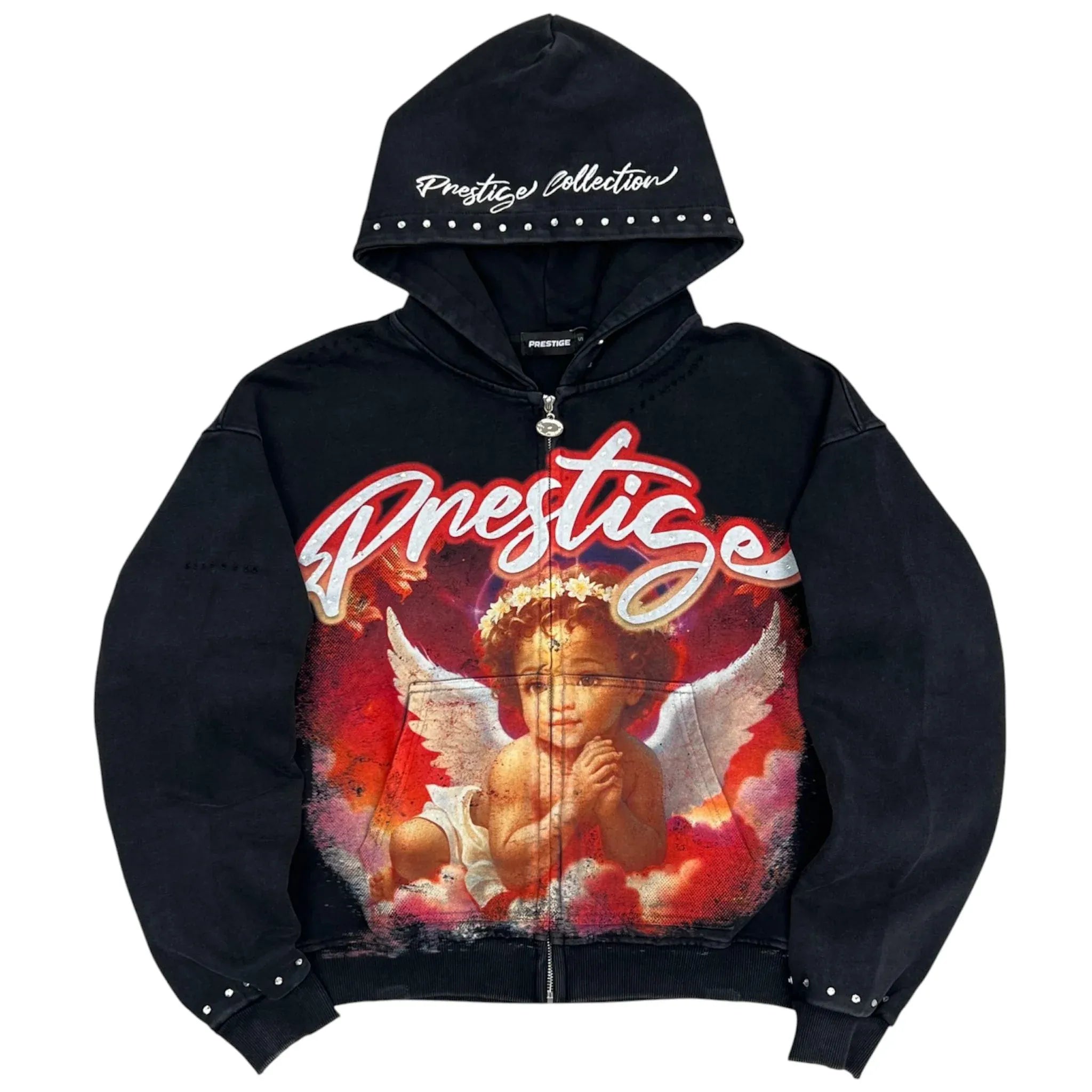 Prestige Hoodies Black Prestige Angel Hoodie Red Black Prestige Angel Hoodie Red