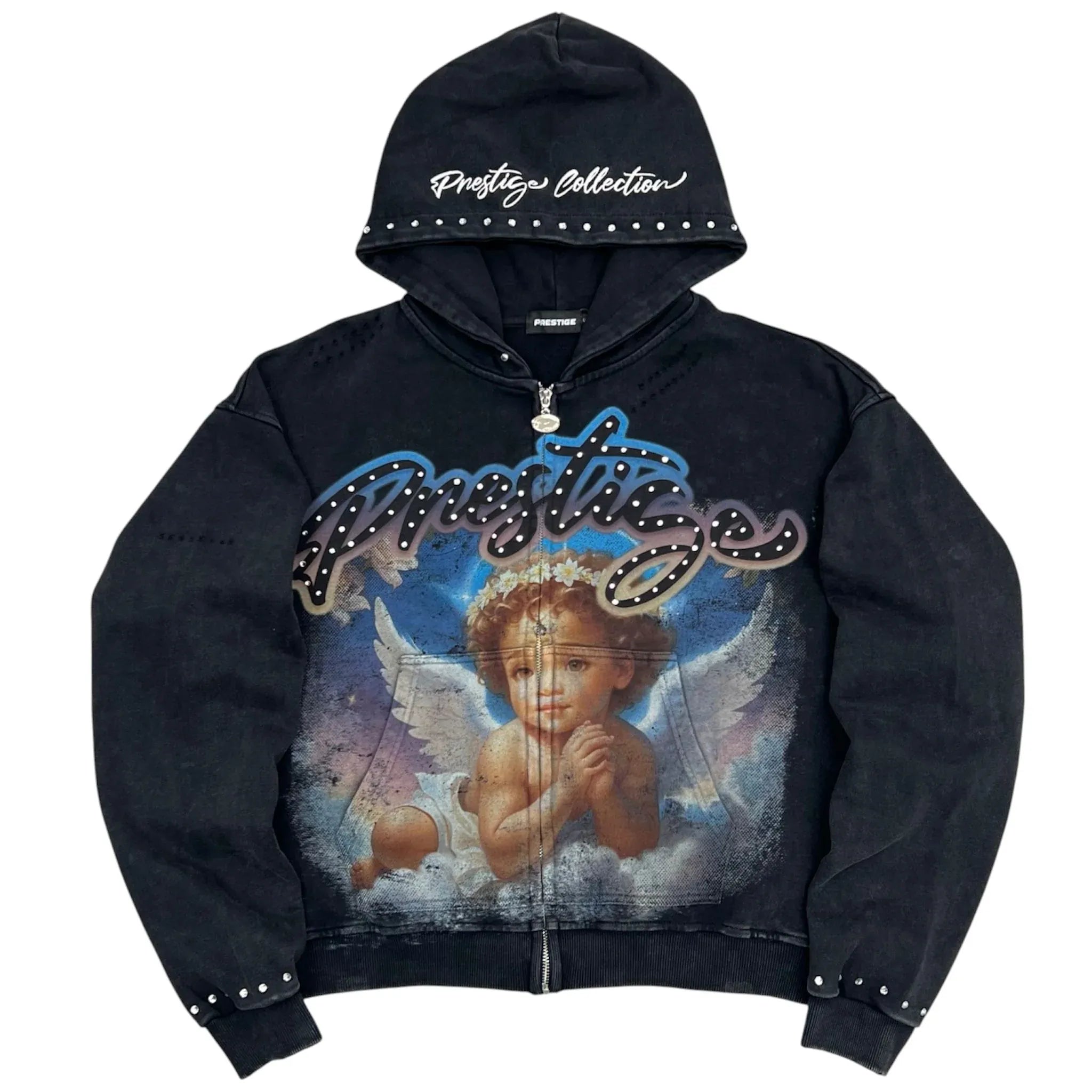 Prestige T-Shirts Prestige Angel Hoodie Blue Prestige Angel Hoodie Blue