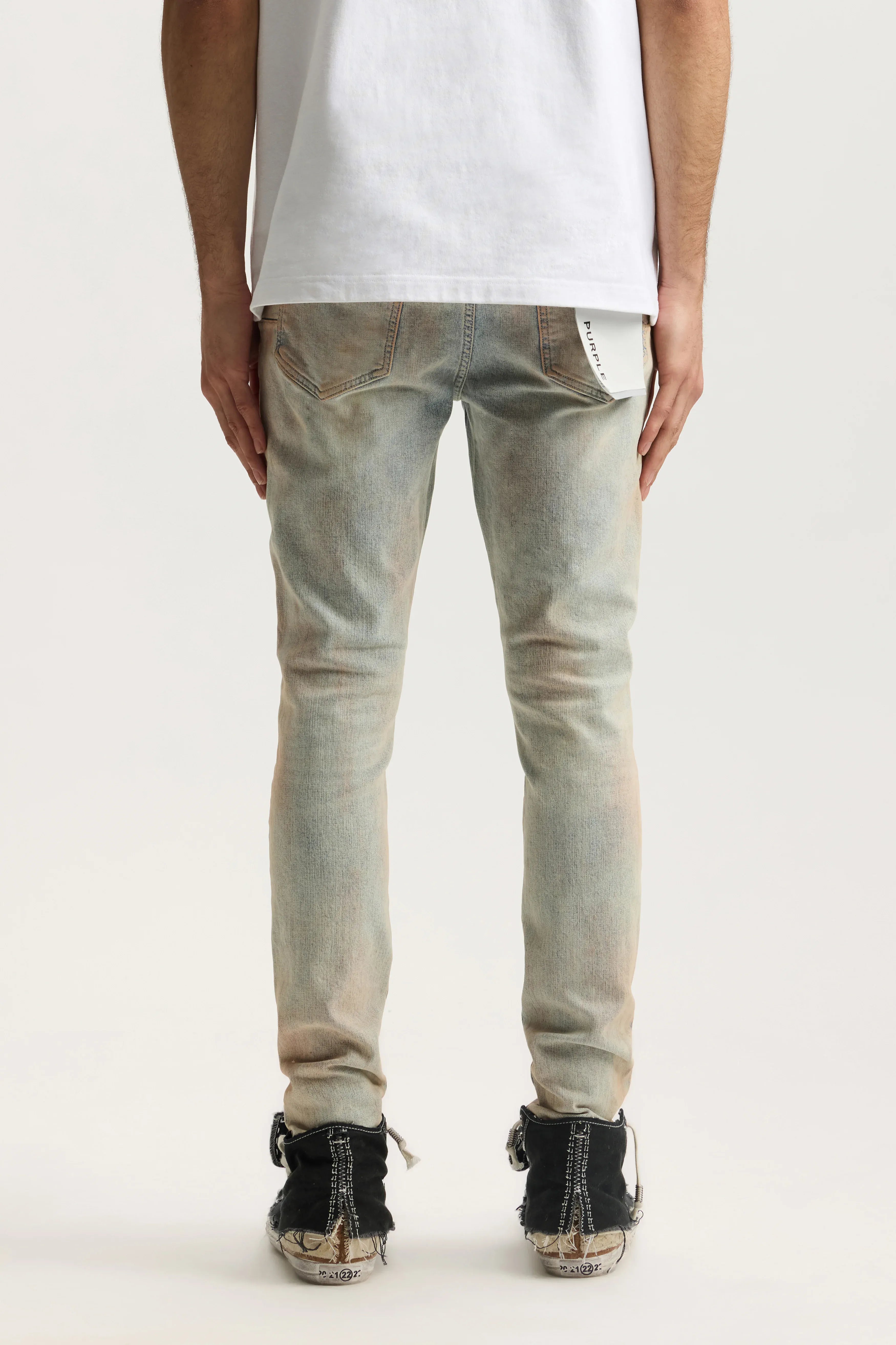 Purple Brand Denim P001 Pink Mud Distressed P001 Pink Mud Distressed