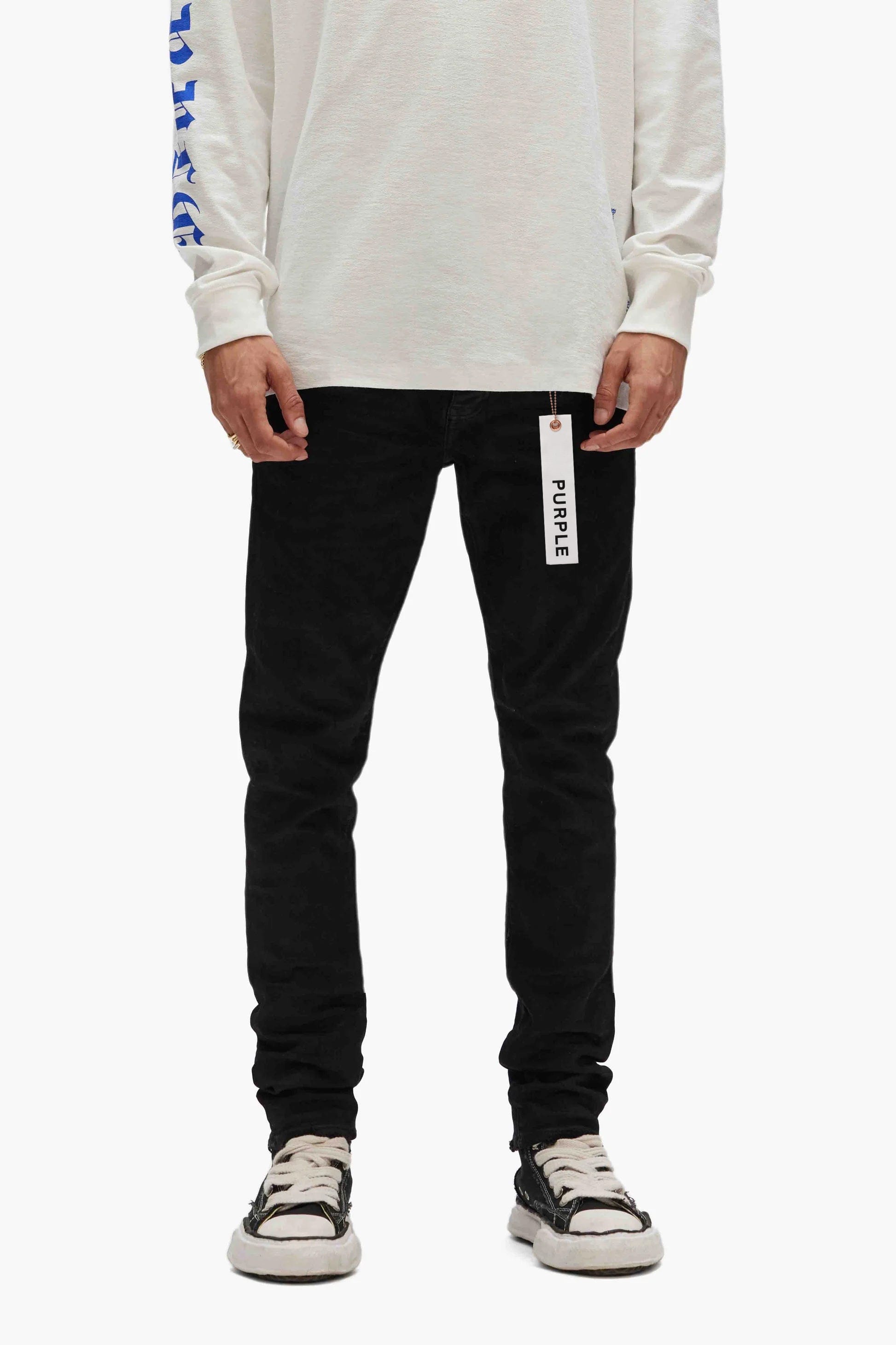 Purple Brand Denim Purple Brand P001 Black Raw Purple Brand P001 Black Raw