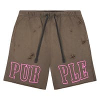 Purple Brand Shorts Purple Slab Outline Shorts Purple Slab Outline Shorts