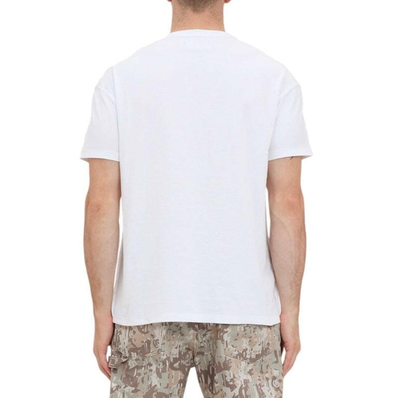 Purple Brand T-Shirts Purple Brand Inside Out Wordmark Drip Tee - White Purple Brand Inside Out Wordmark Drip Tee - White