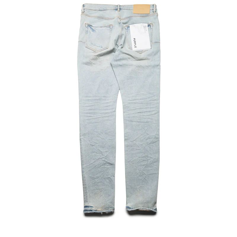 Purple Brand 001 Skinny Fade Distressed Light Blue.