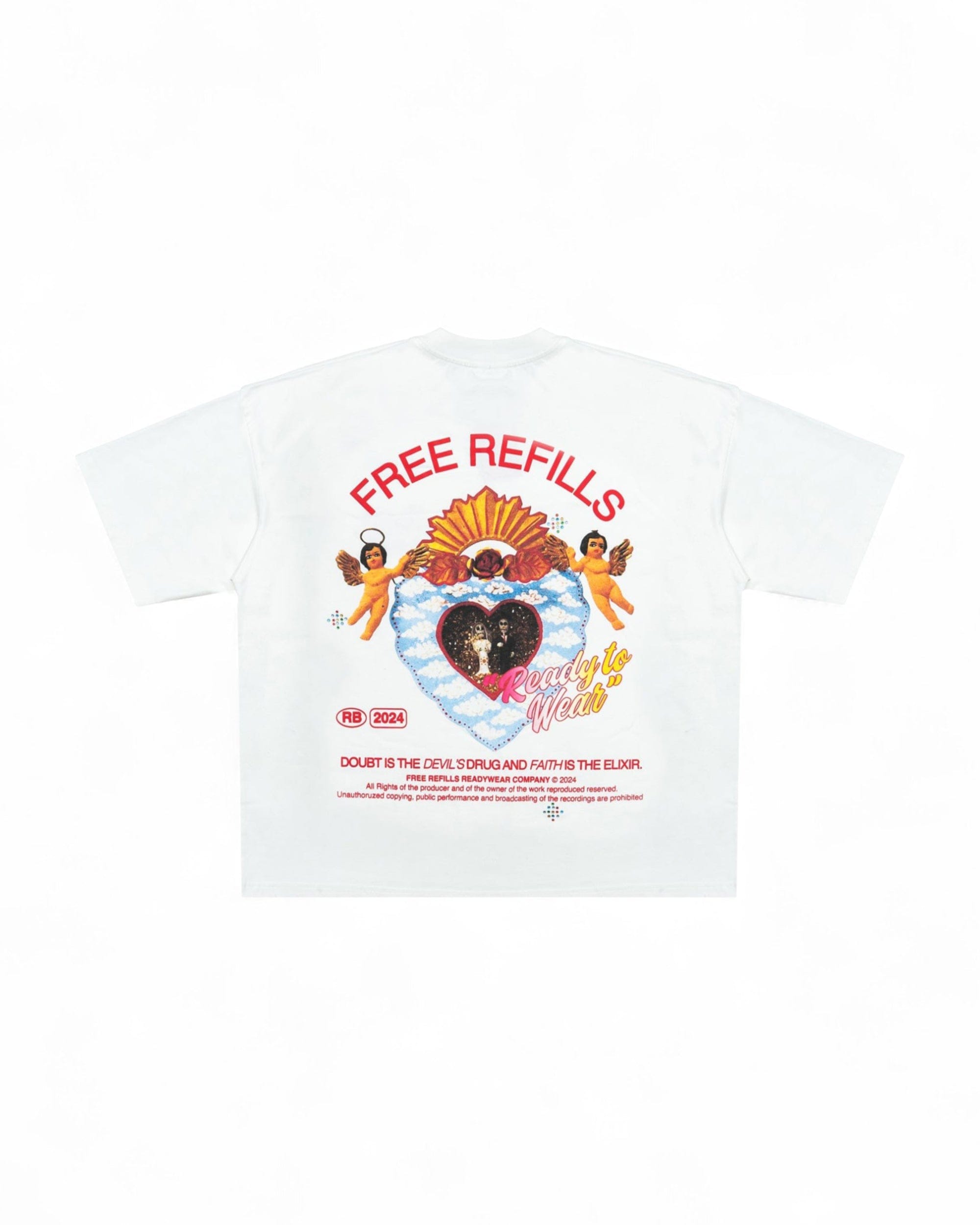 Readywear T-Shirts Readywear Free Refills Sacred Tee Readywear Free Refills Sacred Tee