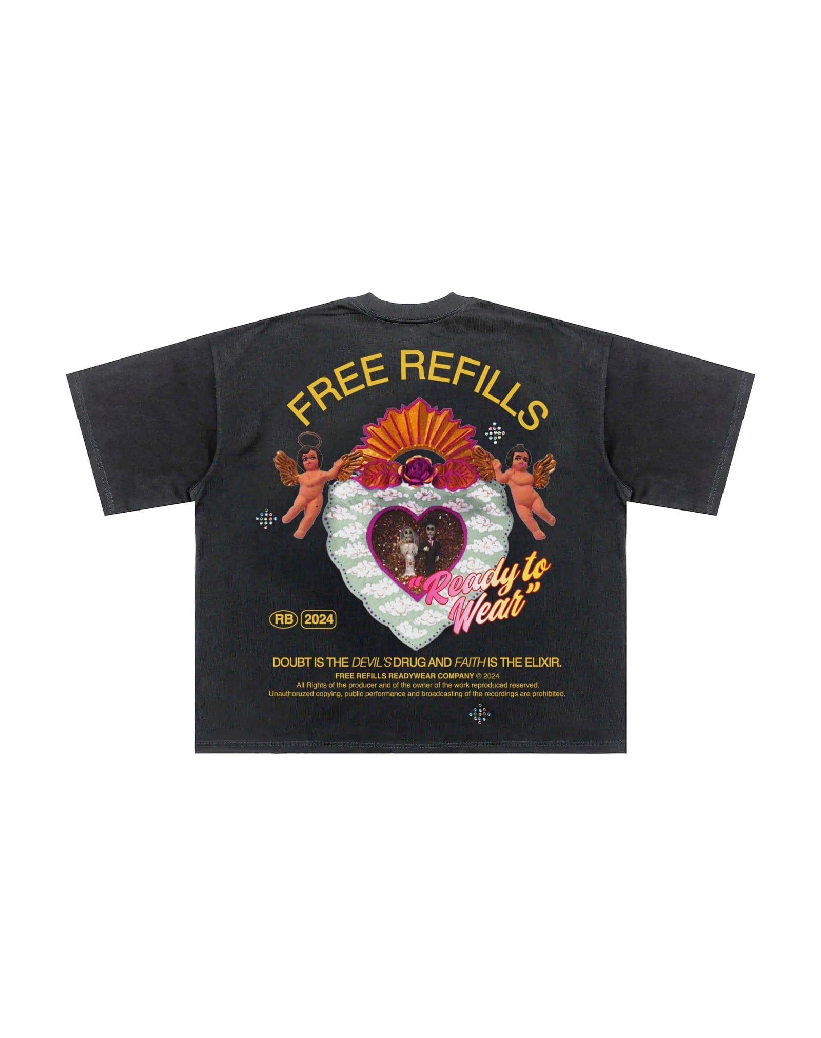 Readywear T-Shirts Readywear Free Refills Sacred Tee Readywear Free Refills Sacred Tee