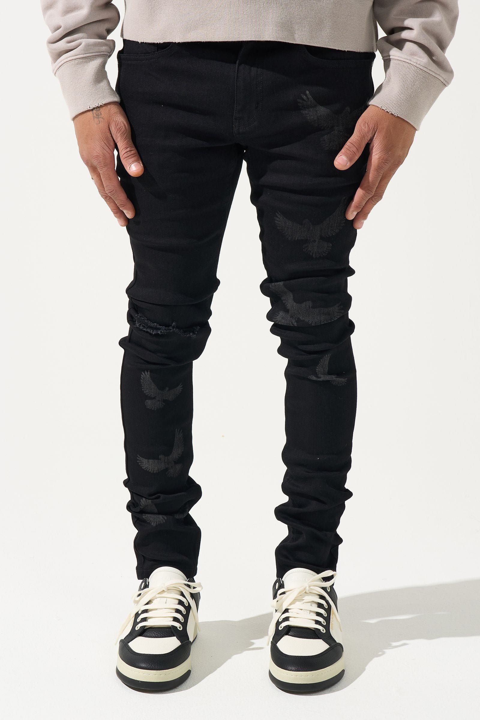 Serenede Denim Serenede PEACE Black Jeans Serenede PEACE Black Jeans