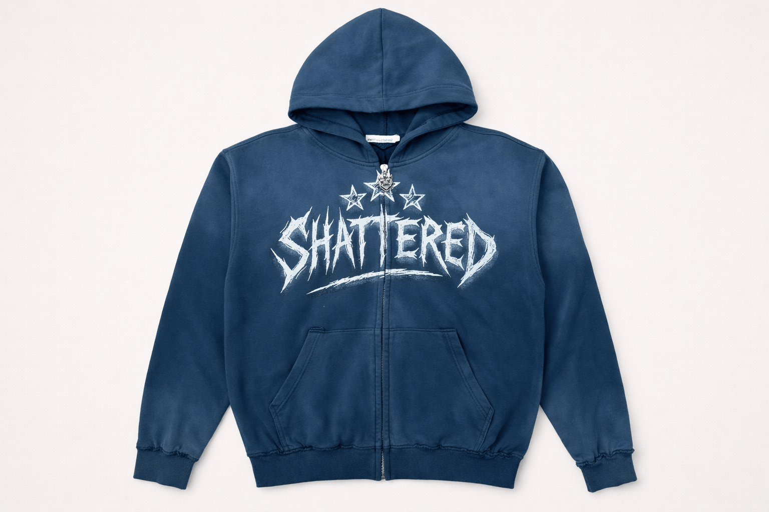 Shattered Hearts Hoodies Shatterd Hearts "Head" Blue Hoodie Shatterd Hearts "Head" Blue Hoodie