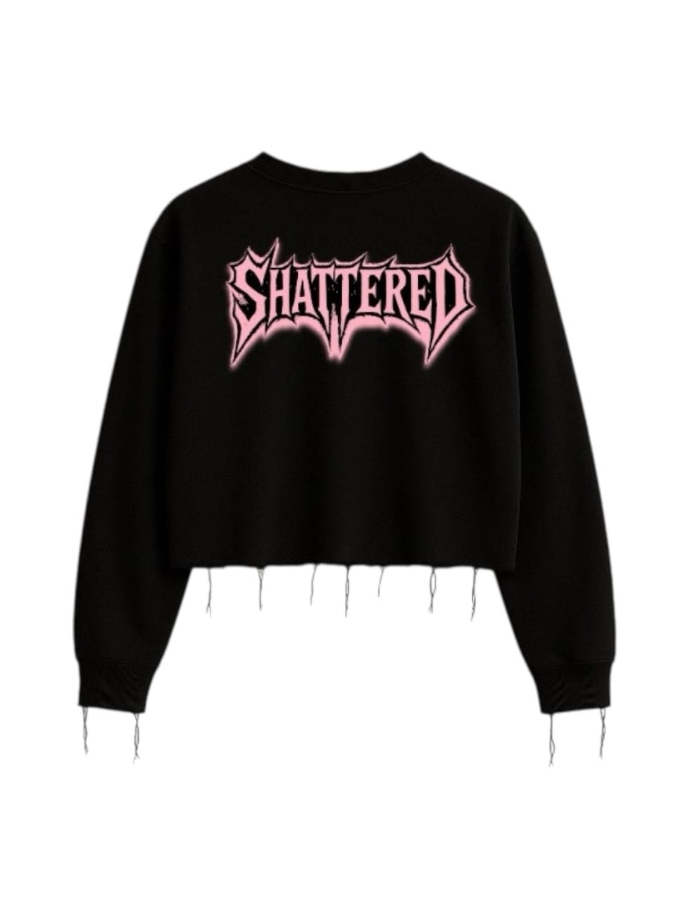 Shattered Hearts Sweatshirts Shattered Hearts Angel Crew Shattered Hearts Angel Crew