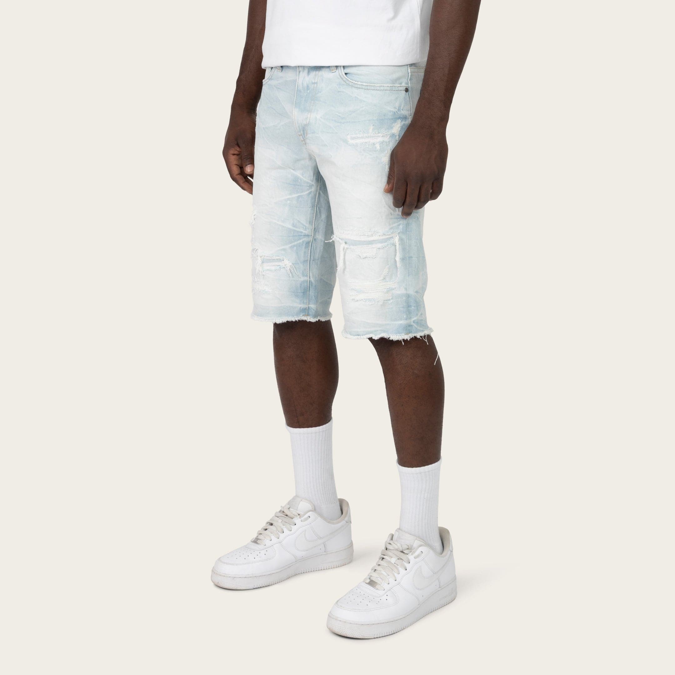 Smokerise Shorts SmokeRise Essential Peyton Blue Jean Shorts SmokeRise Essential Peyton Blue Jean Shorts